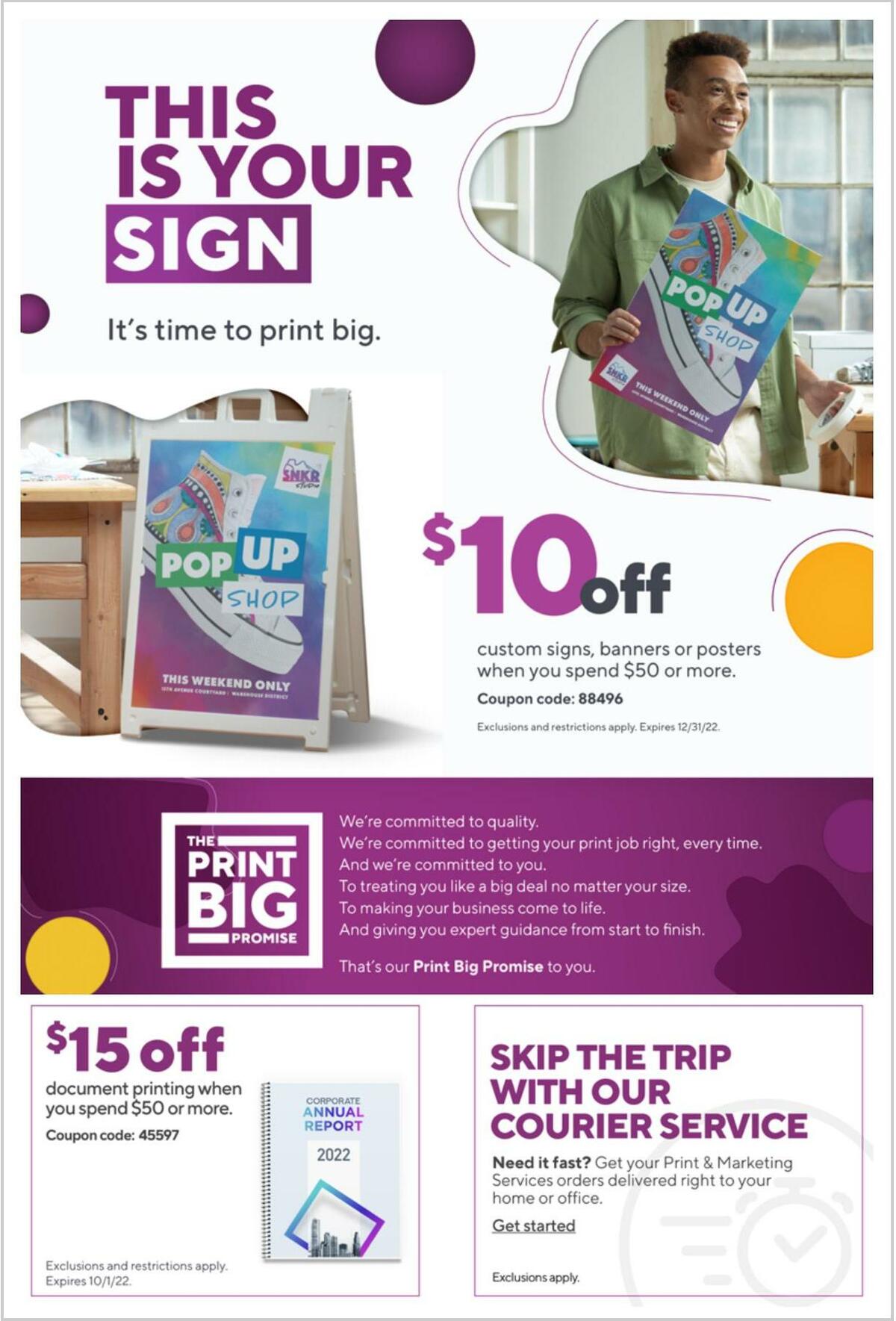 Staples Weekly Ad from September 25