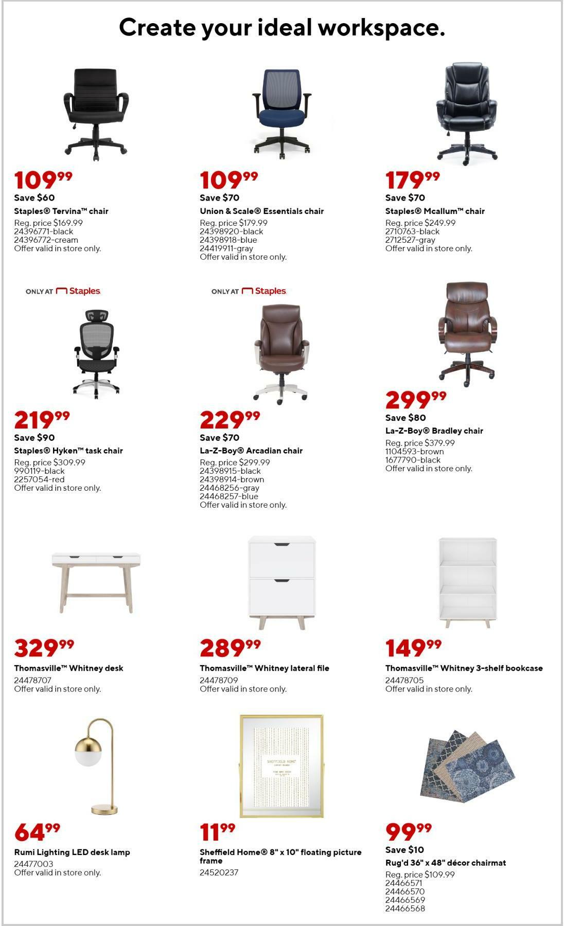 Staples Weekly Ad from September 25