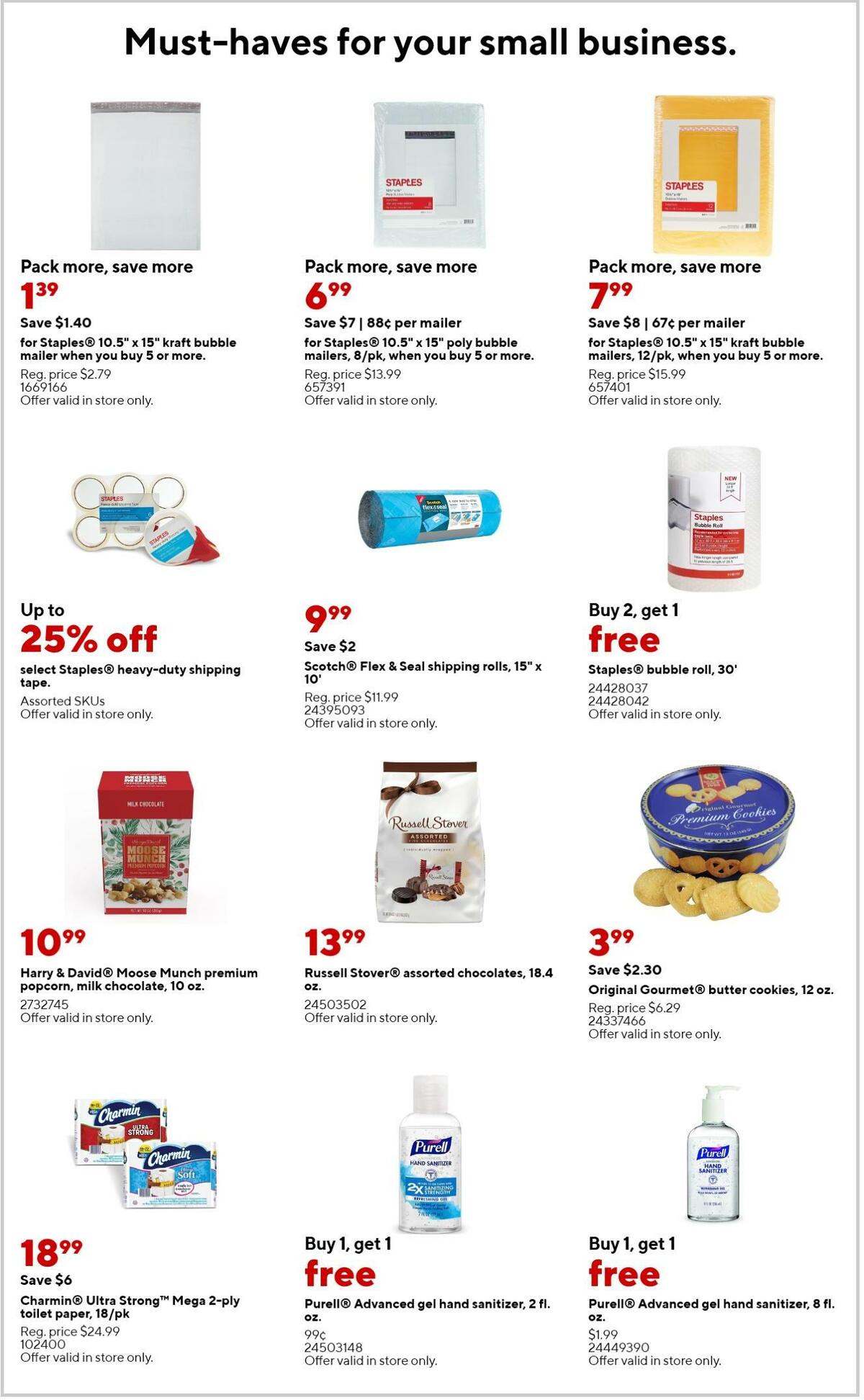 Staples Weekly Ad from October 2