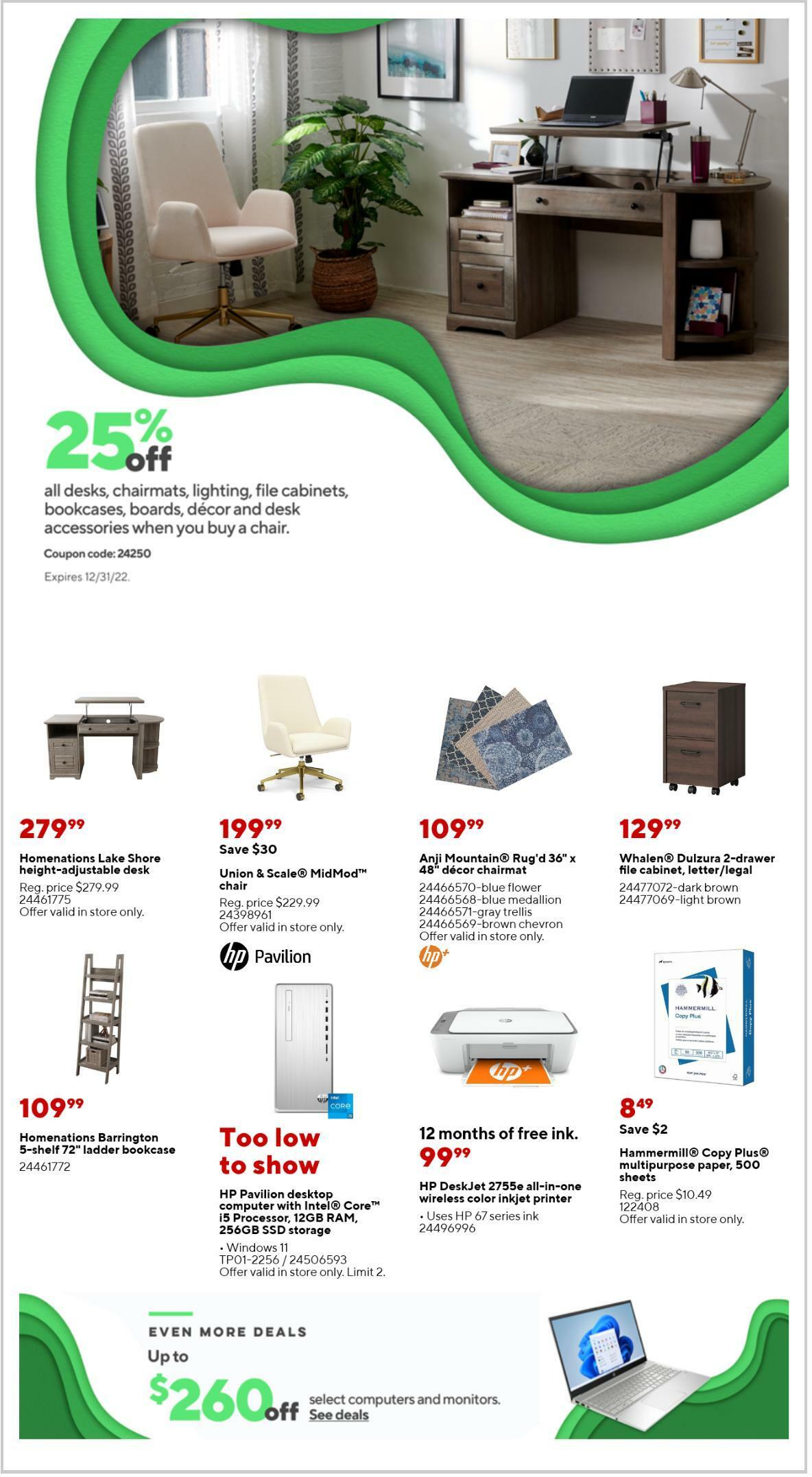 Staples Weekly Ad from October 2