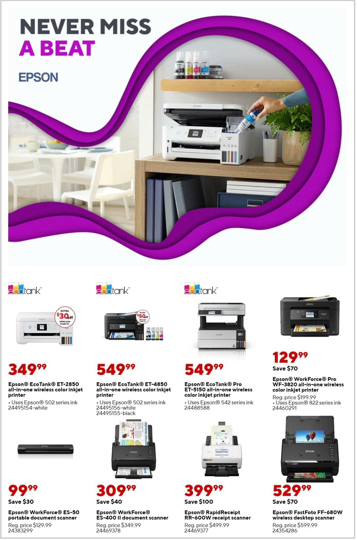 Staples Weekly Ad from October 9