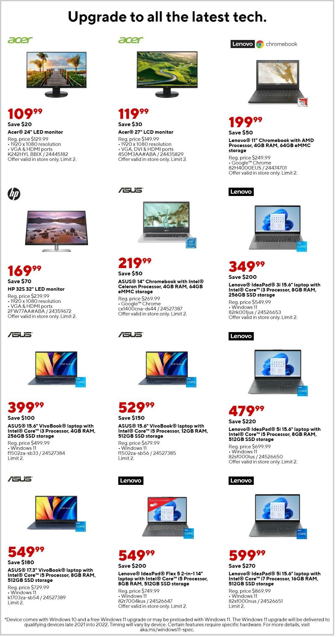 Staples Weekly Ad from October 9