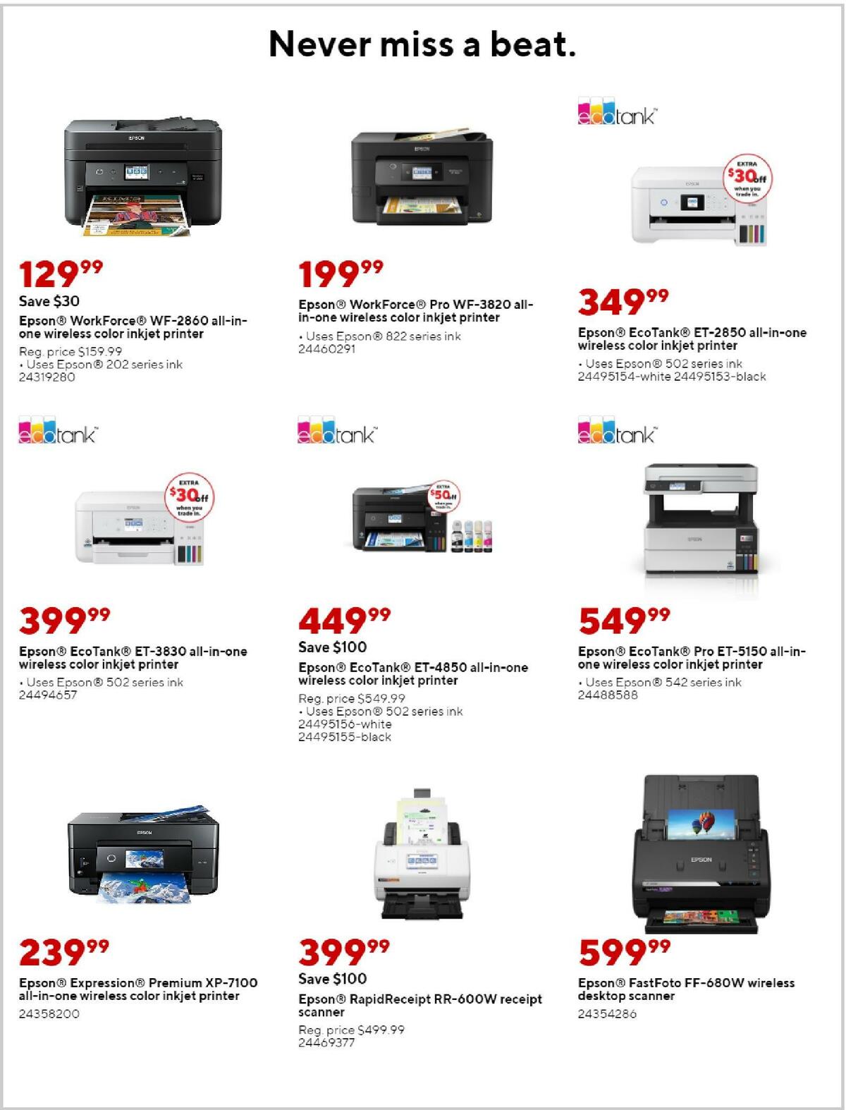 Staples Weekly Ad from October 23