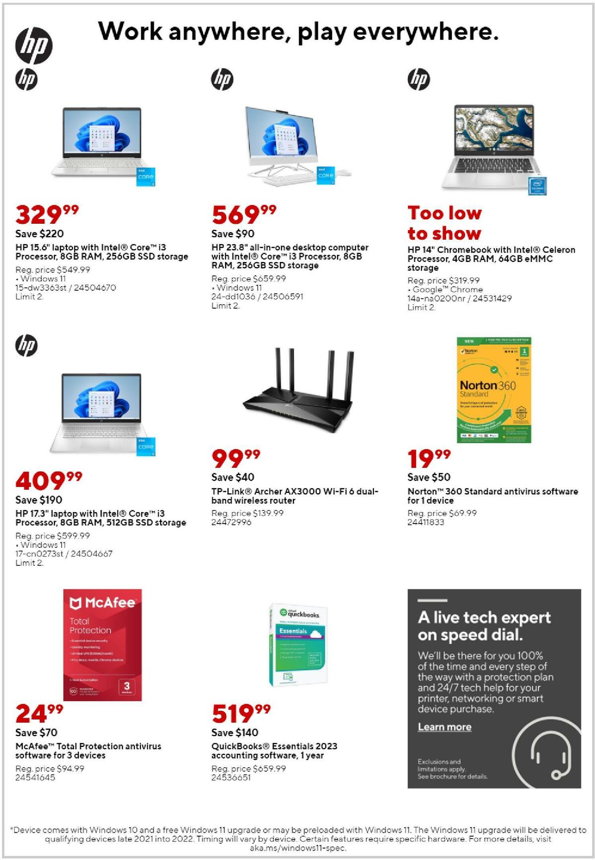 Staples Weekly Ad from October 23