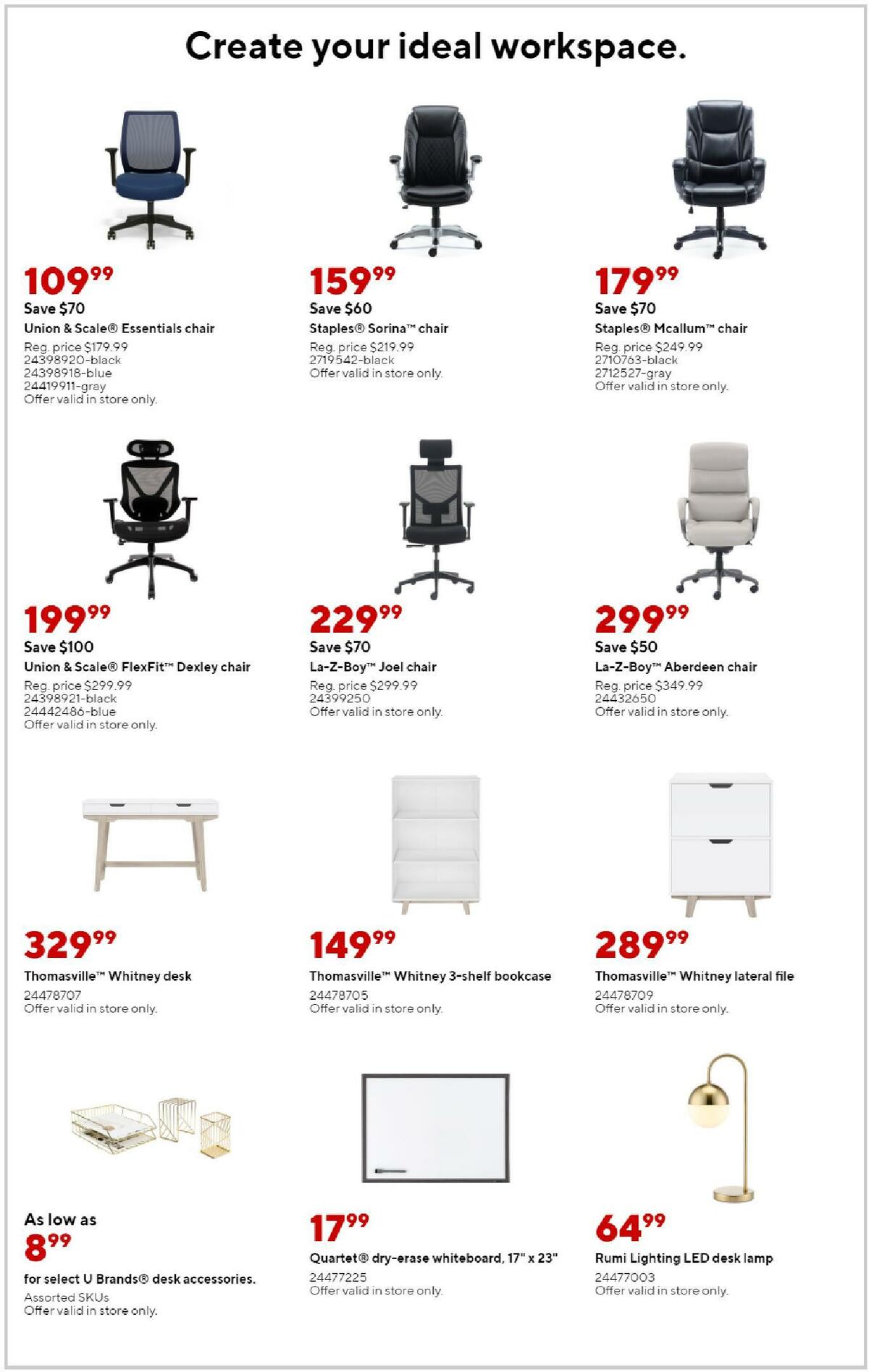 Staples Weekly Ad from October 23