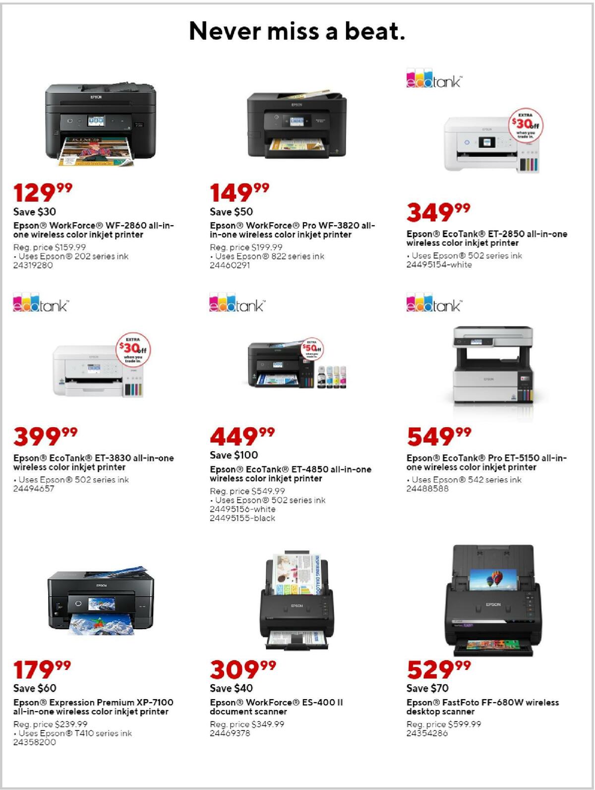 Staples Weekly Ad from October 30