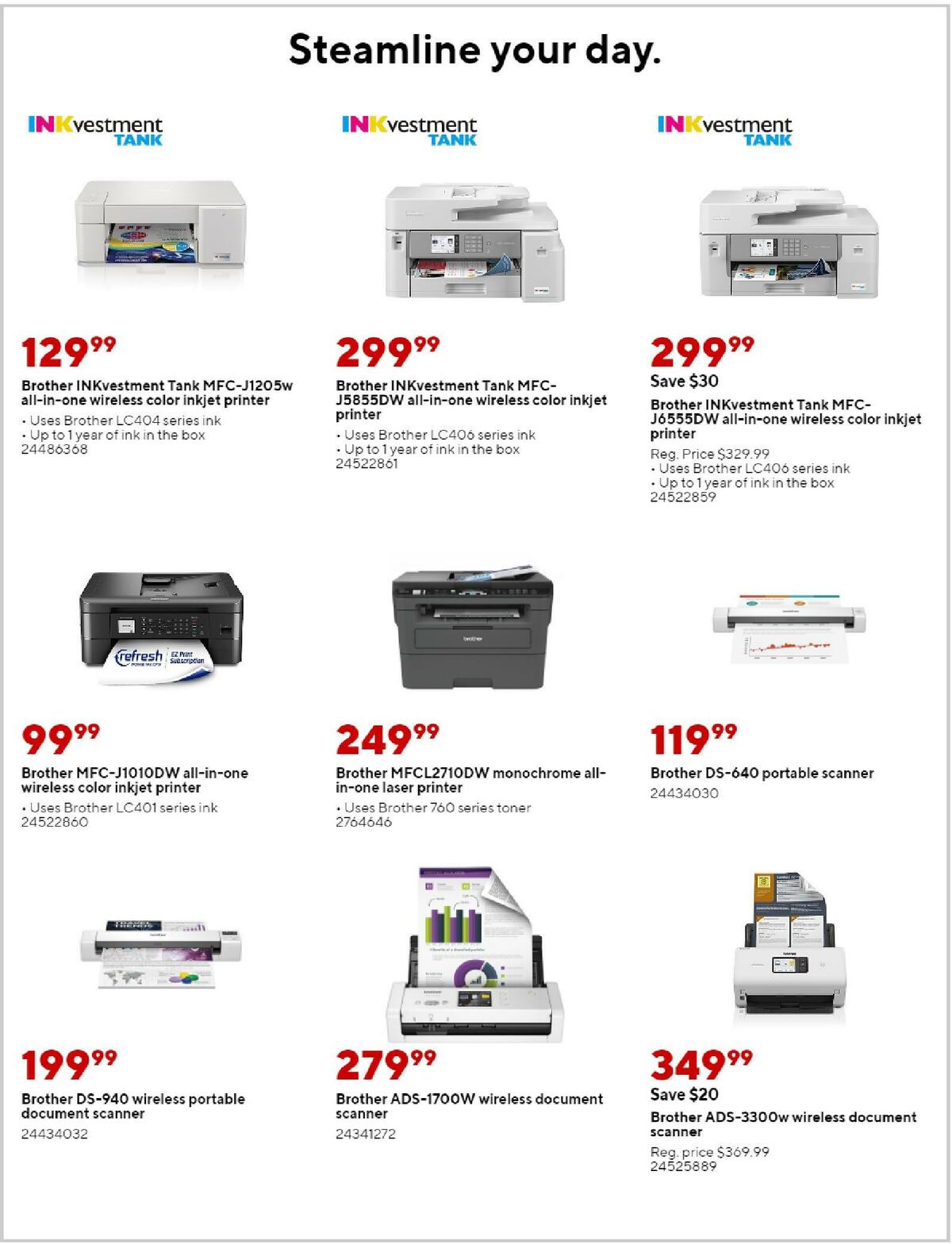 Staples Weekly Ad from October 30