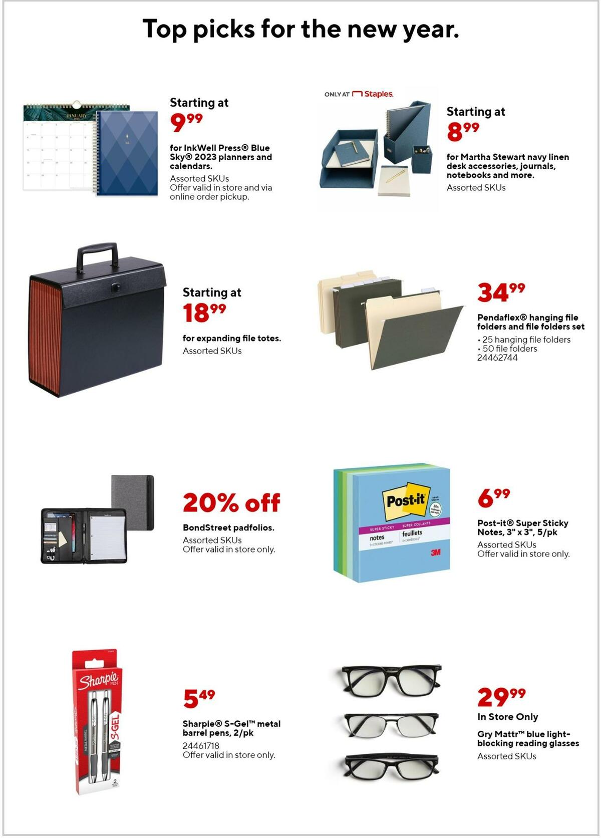 Staples Weekly Ad from November 20
