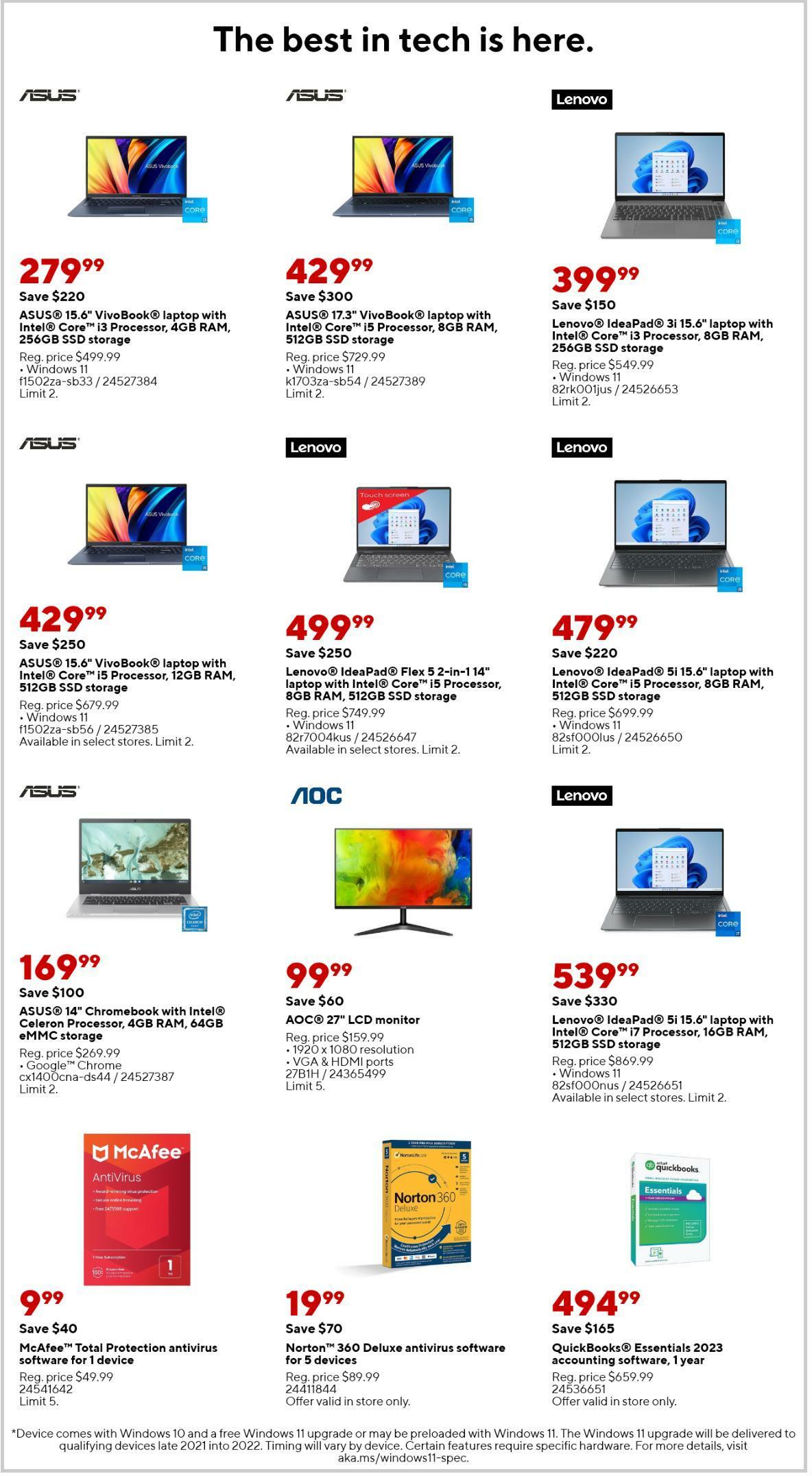 Staples Weekly Ad from November 20