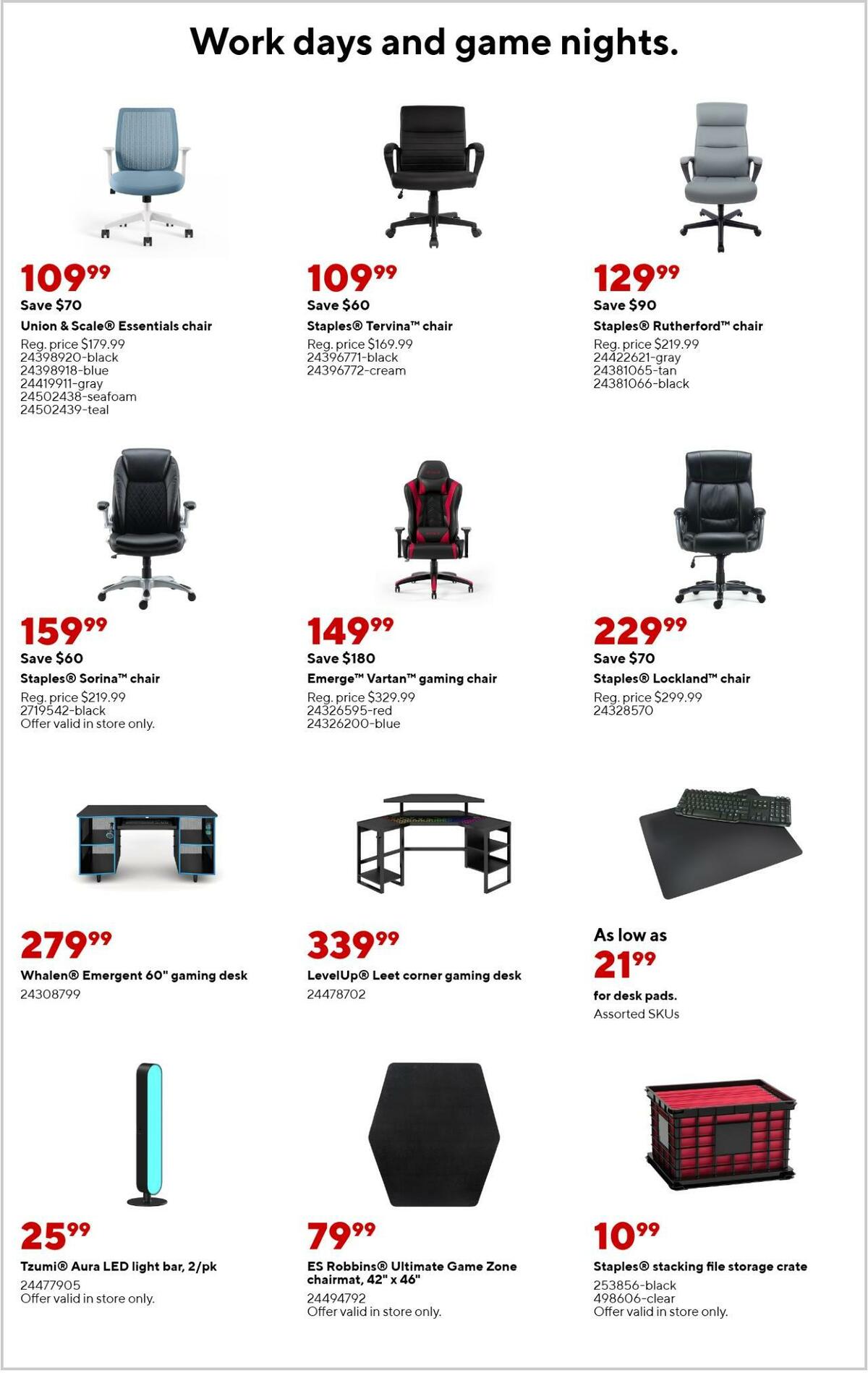 Staples Weekly Ad from December 4