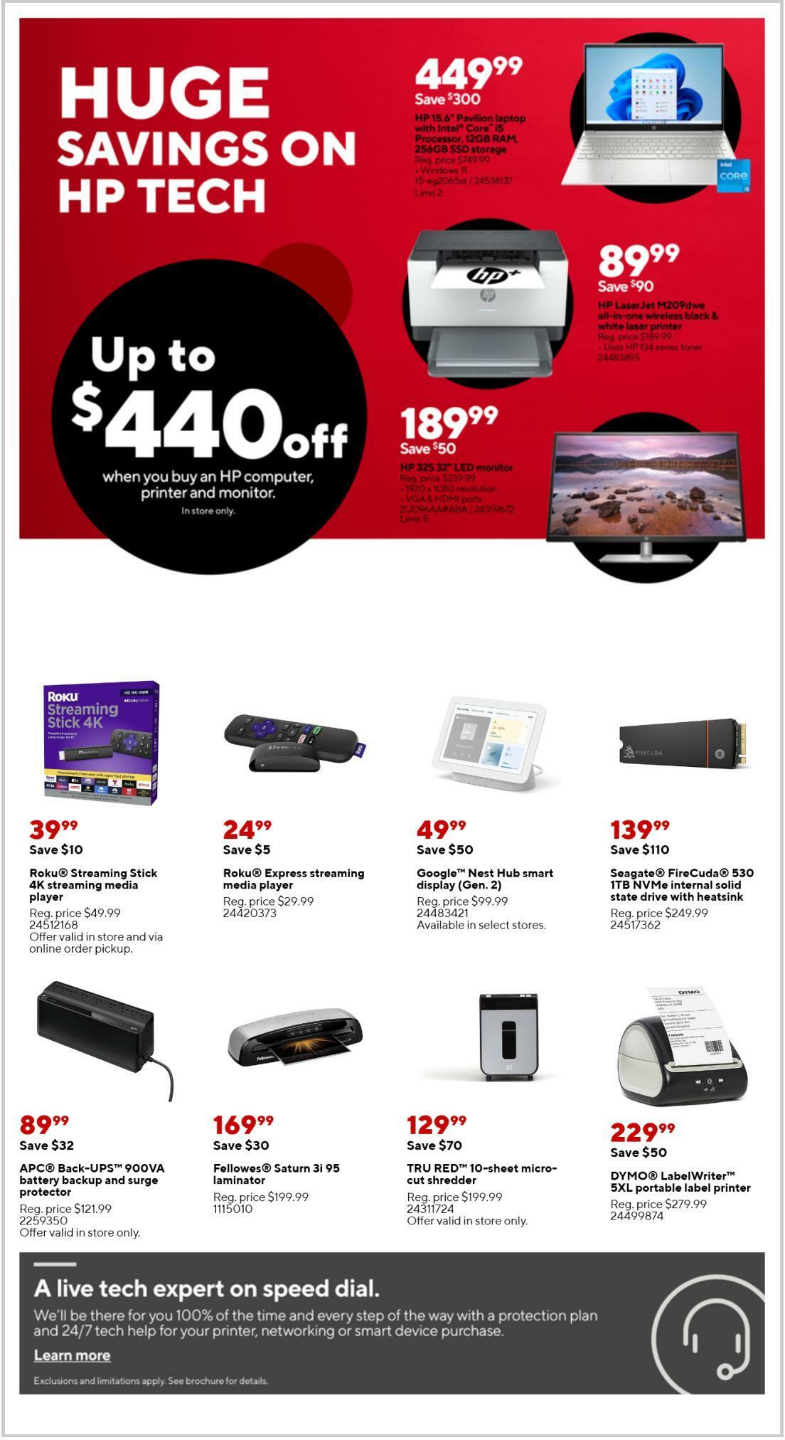 Staples Weekly Ad from December 4