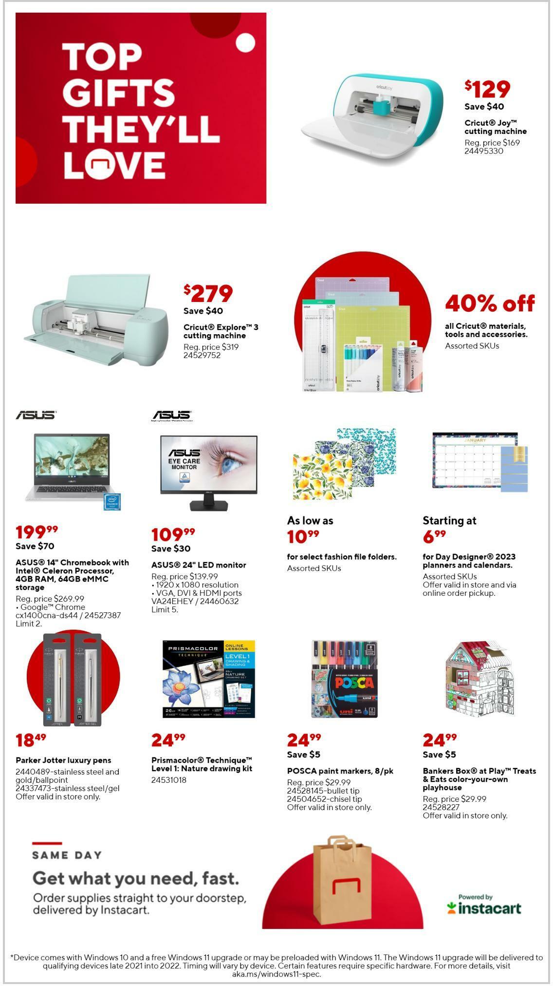 Staples Weekly Ad from December 4