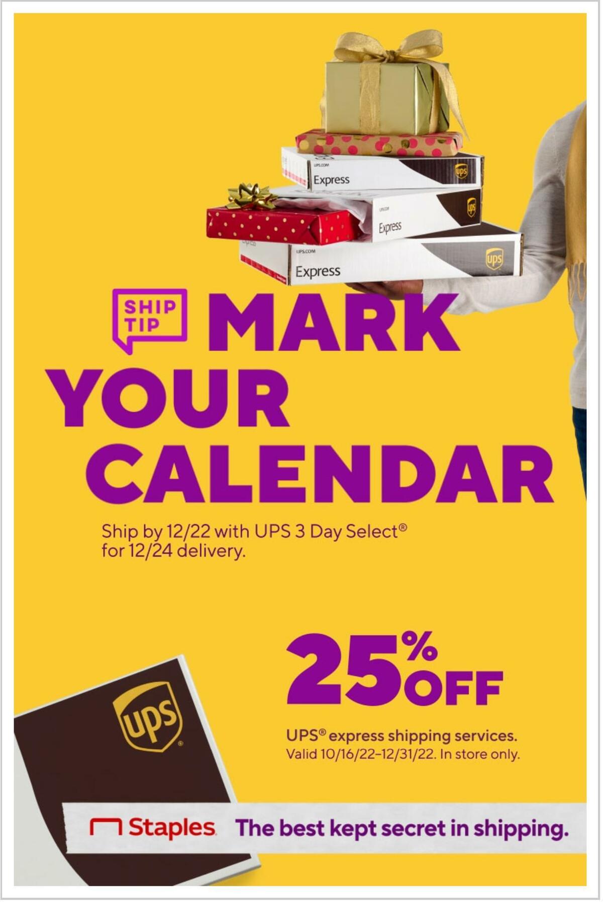 Staples Weekly Ad from December 18