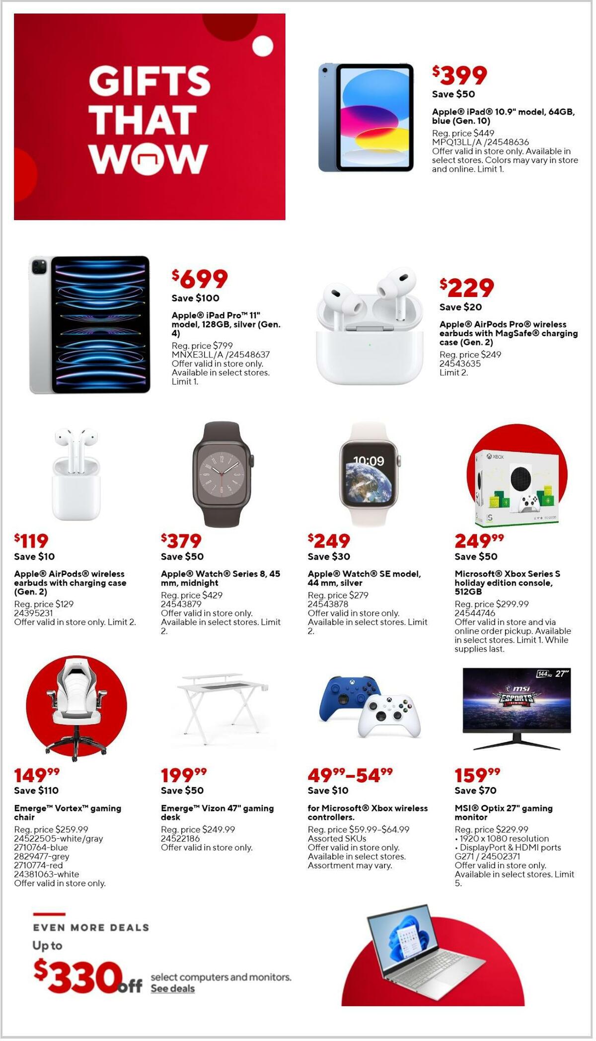 Staples Weekly Ad from December 18