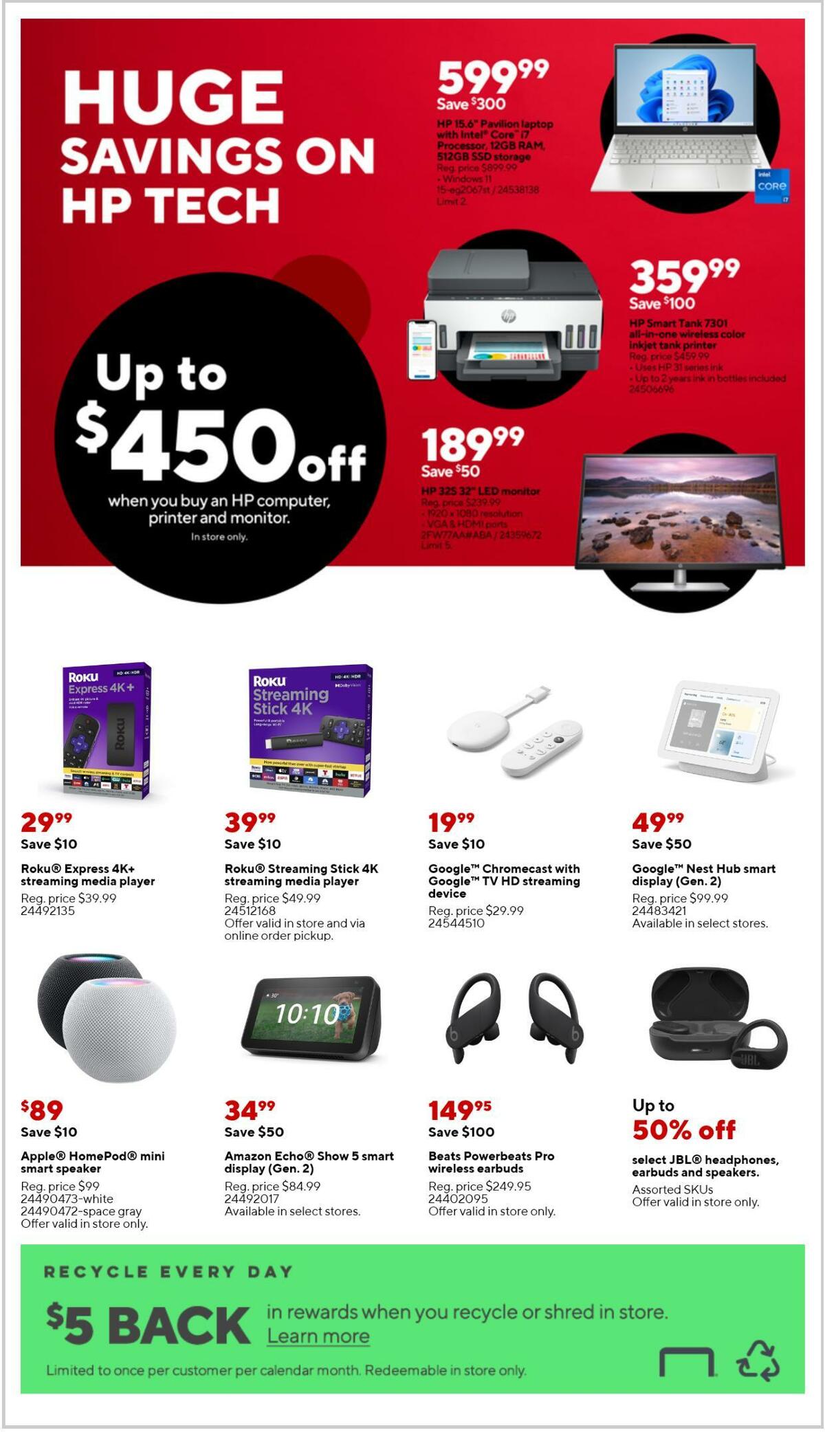 Staples Weekly Ad from December 18