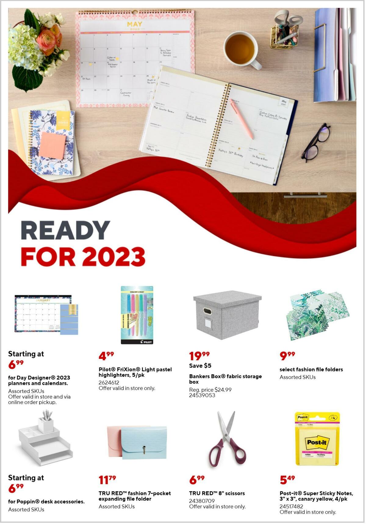 Staples Weekly Ad from January 1