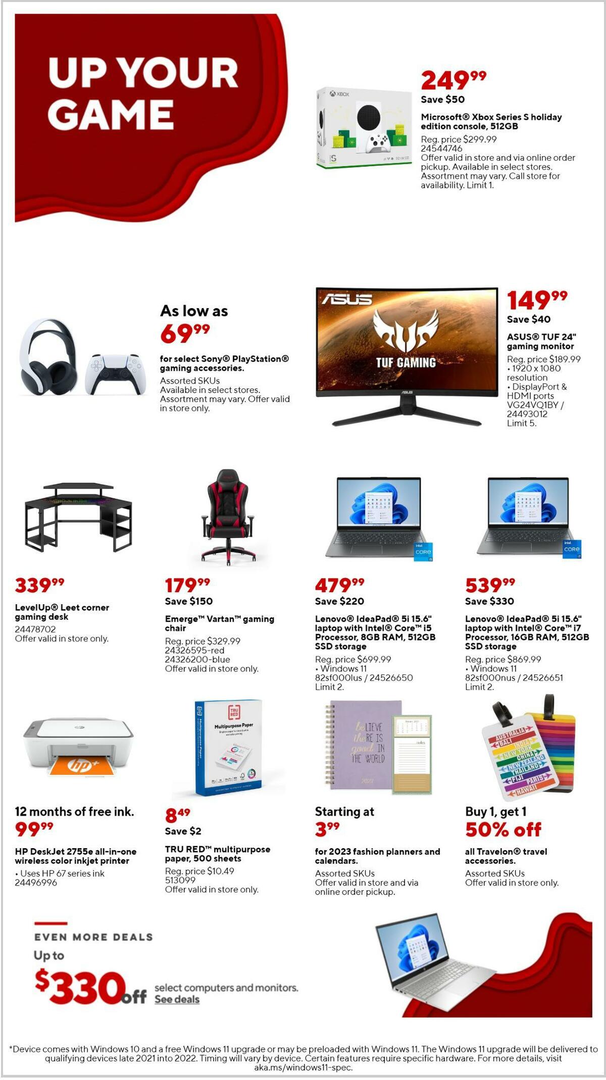 Staples Weekly Ad from January 1