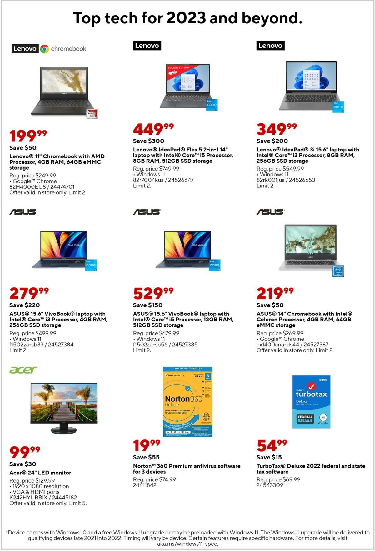 Staples Weekly Ad from January 1
