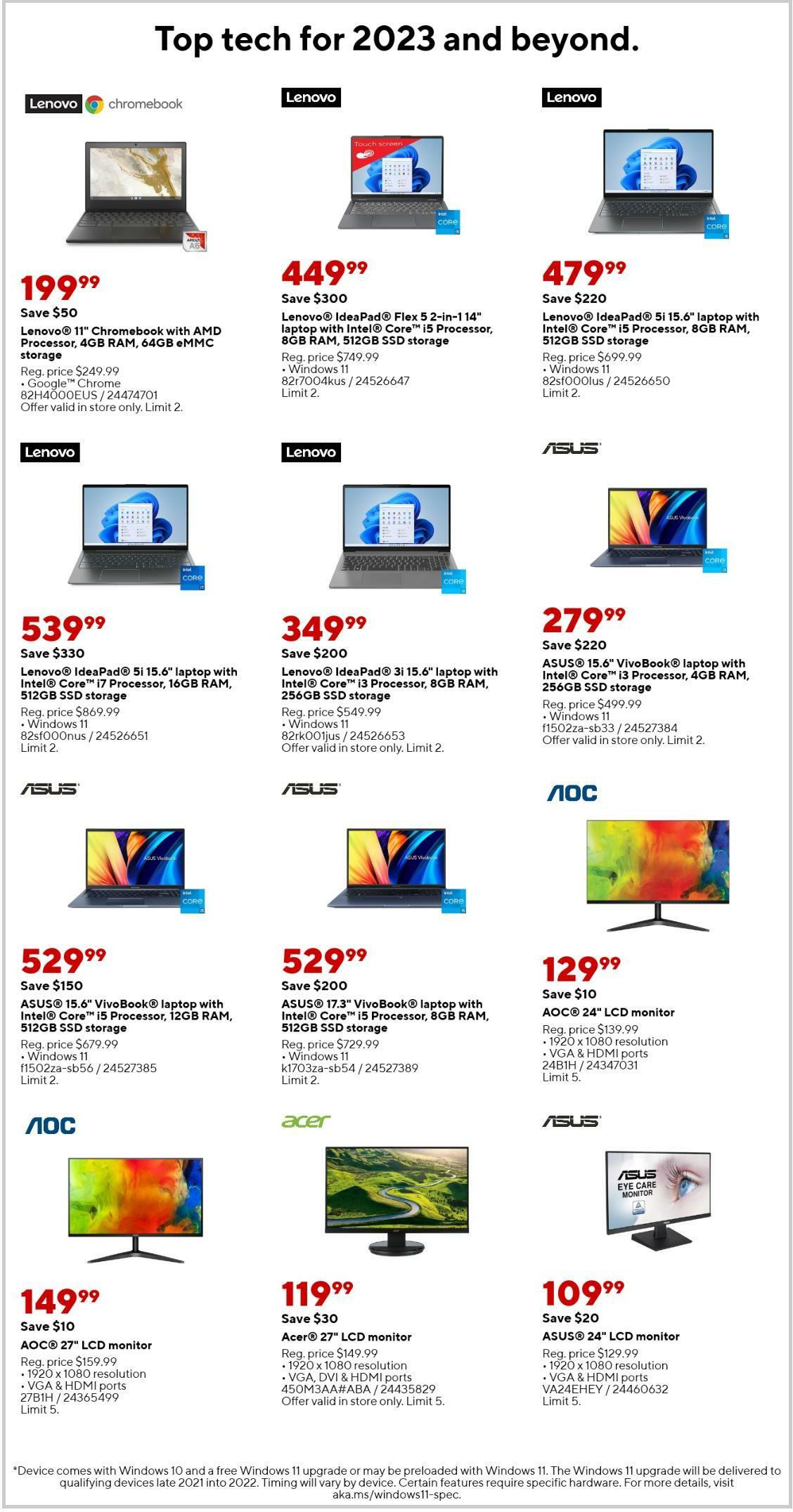 Staples Weekly Ad from January 8