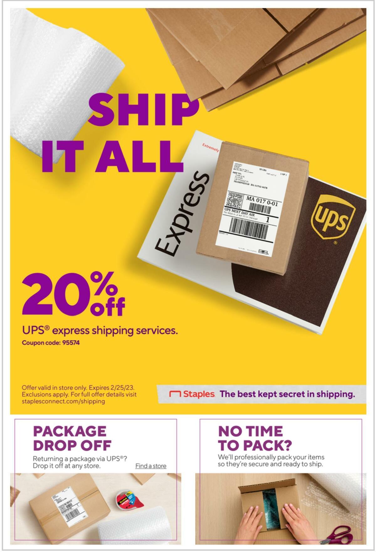 Staples Weekly Ad from January 8