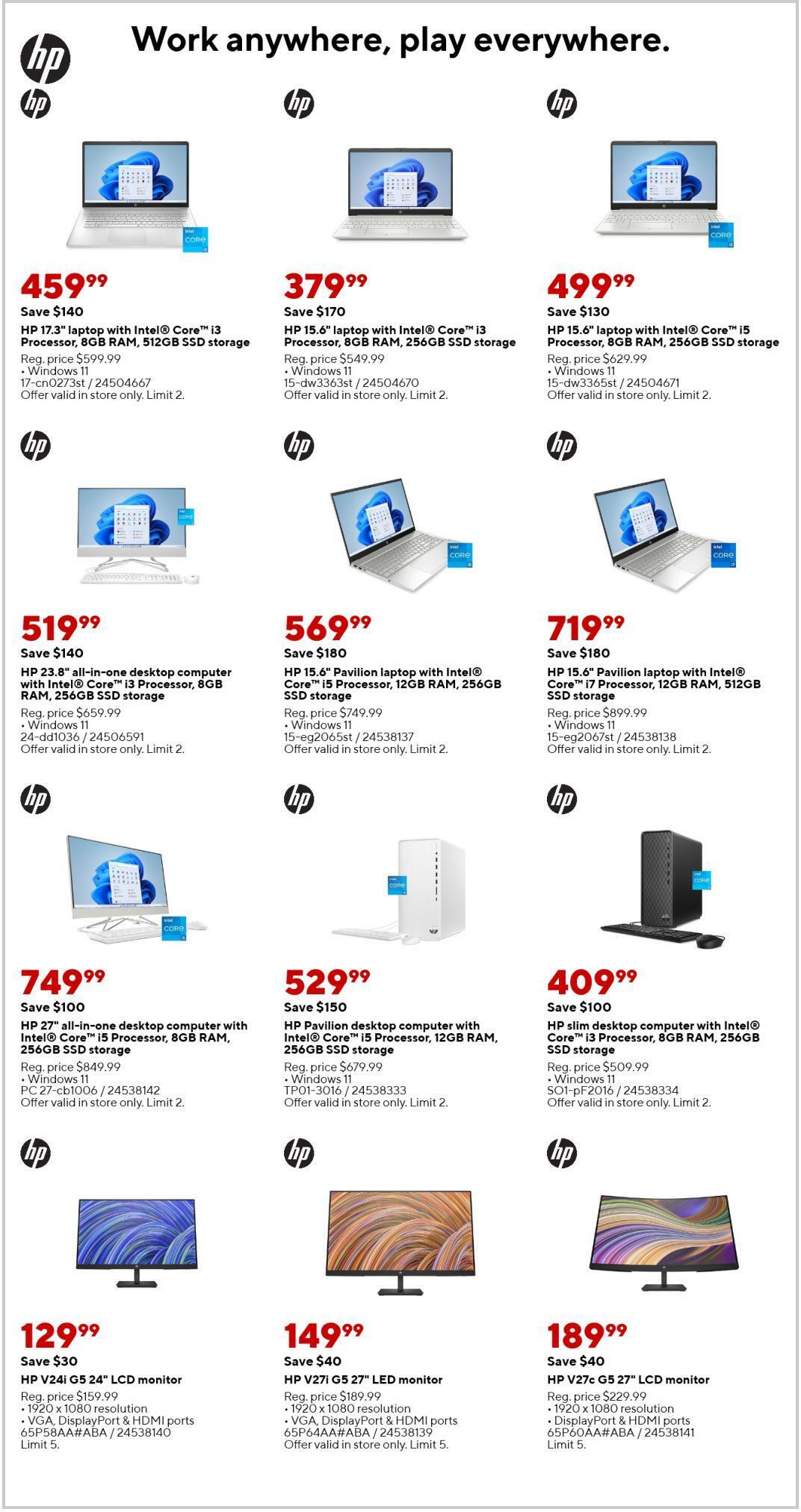 Staples Weekly Ad from January 22