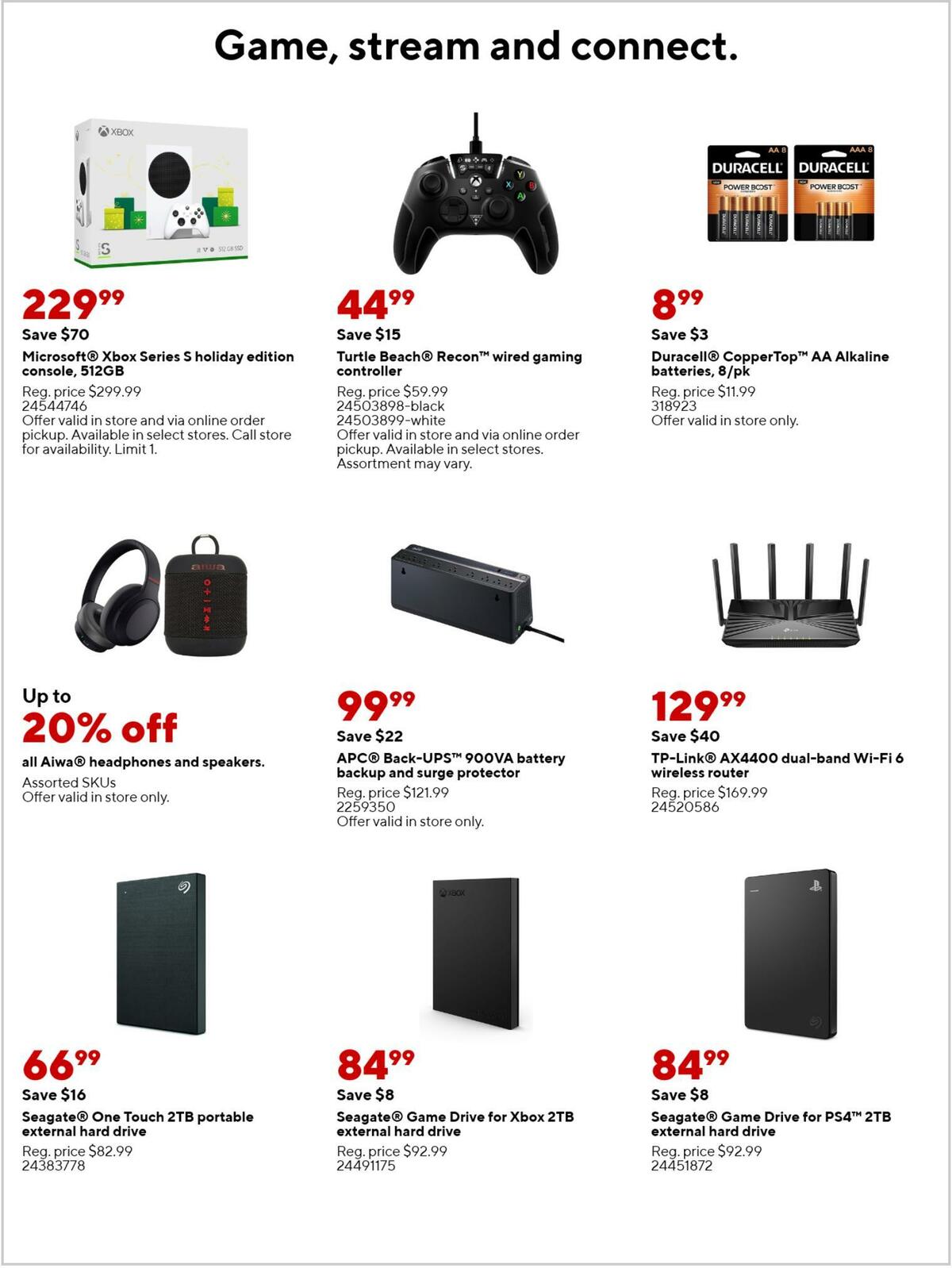 Staples Weekly Ad from January 22