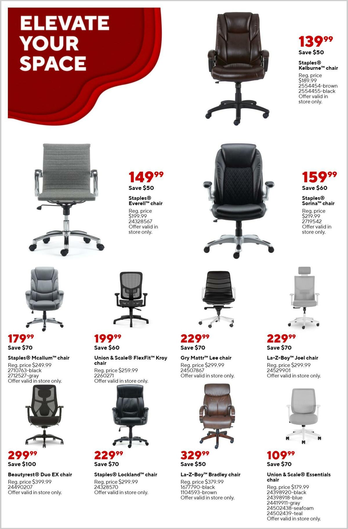 Staples Weekly Ad from January 22