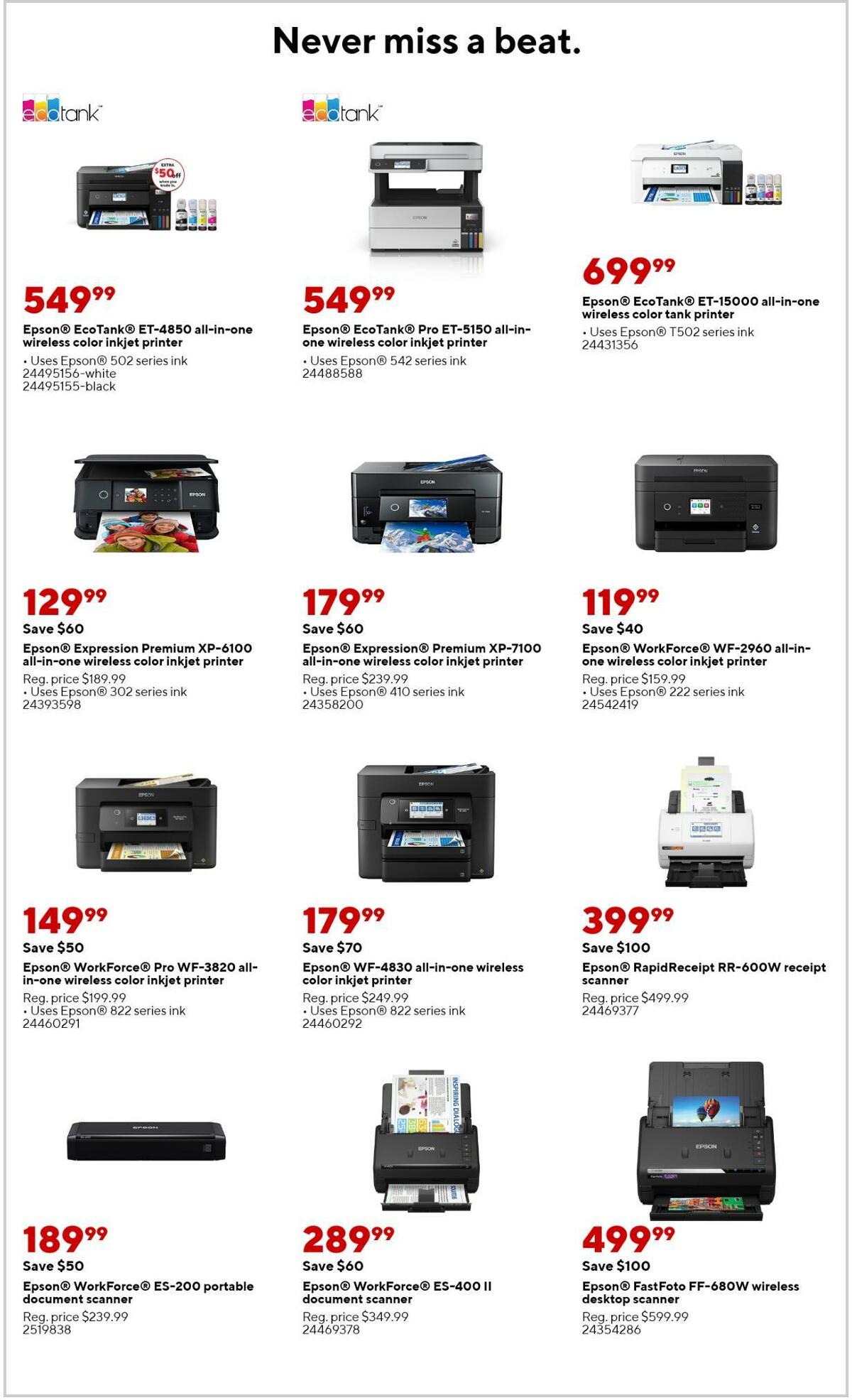 Staples Weekly Ad from January 22