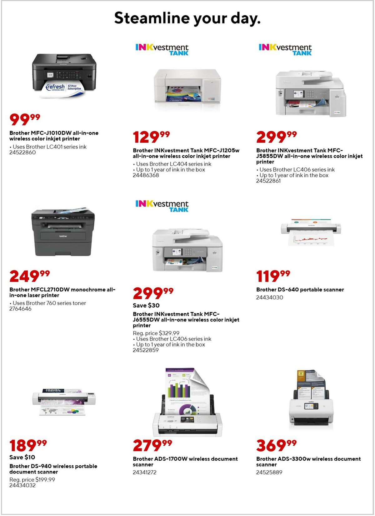 Staples Weekly Ad from January 22