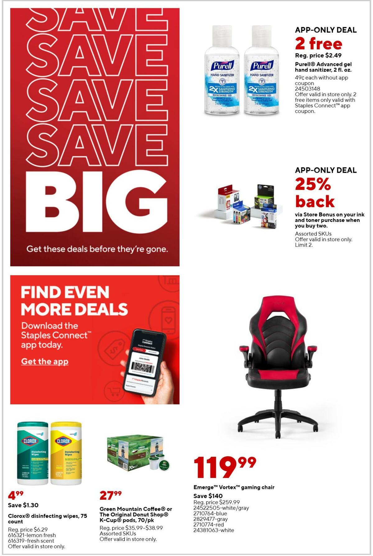 Staples Weekly Ad from January 29