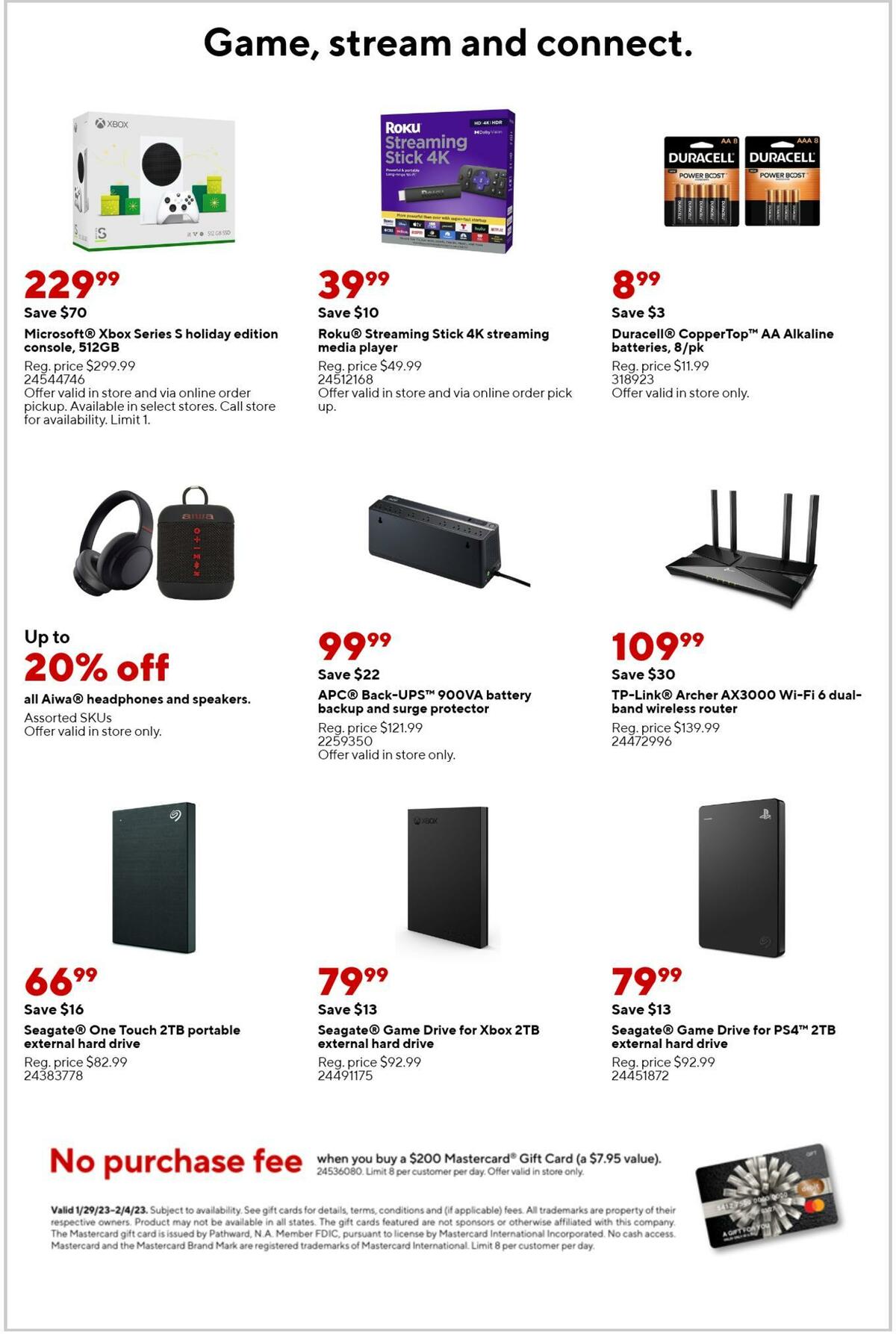 Staples Weekly Ad from January 29