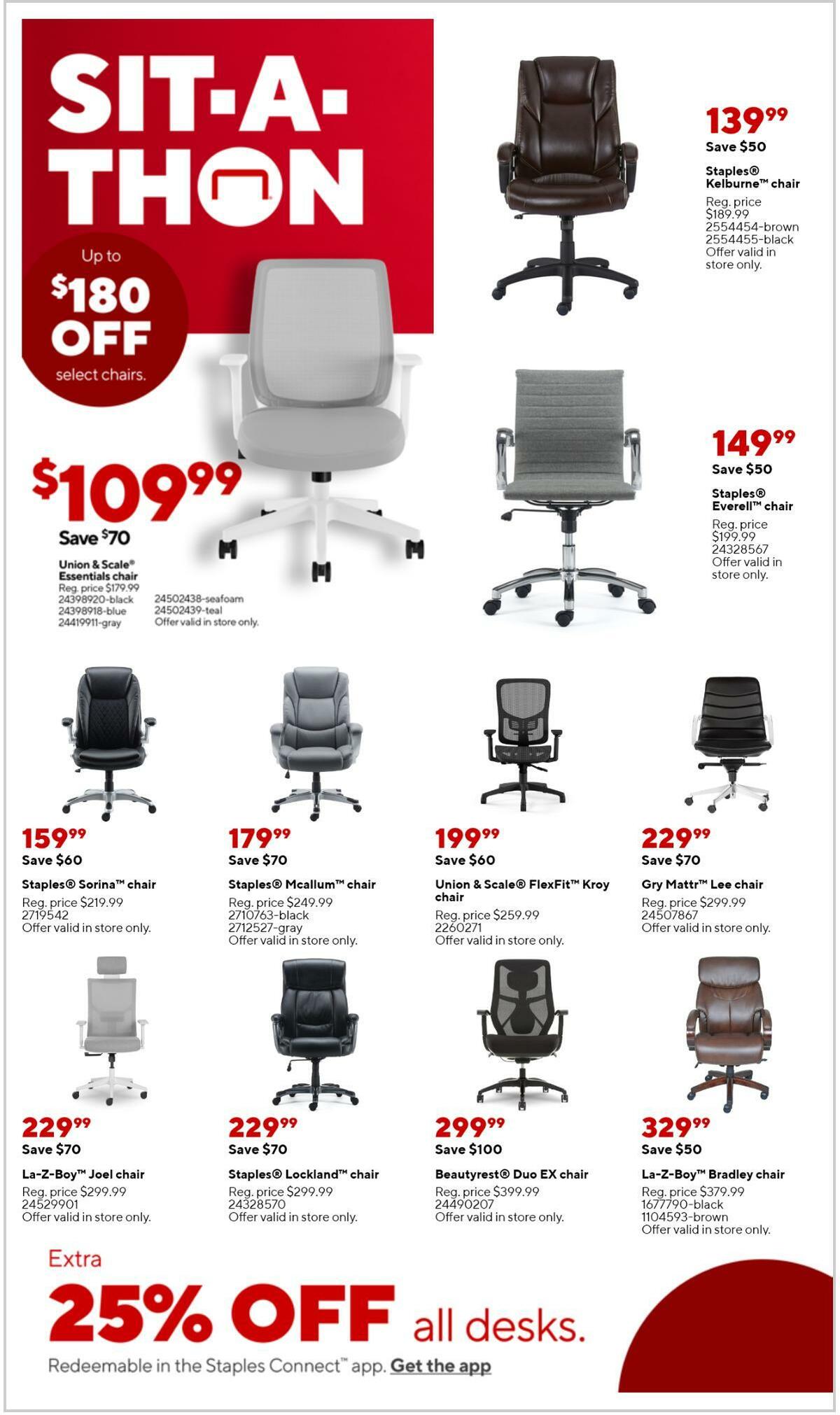 Staples Weekly Ad from January 29