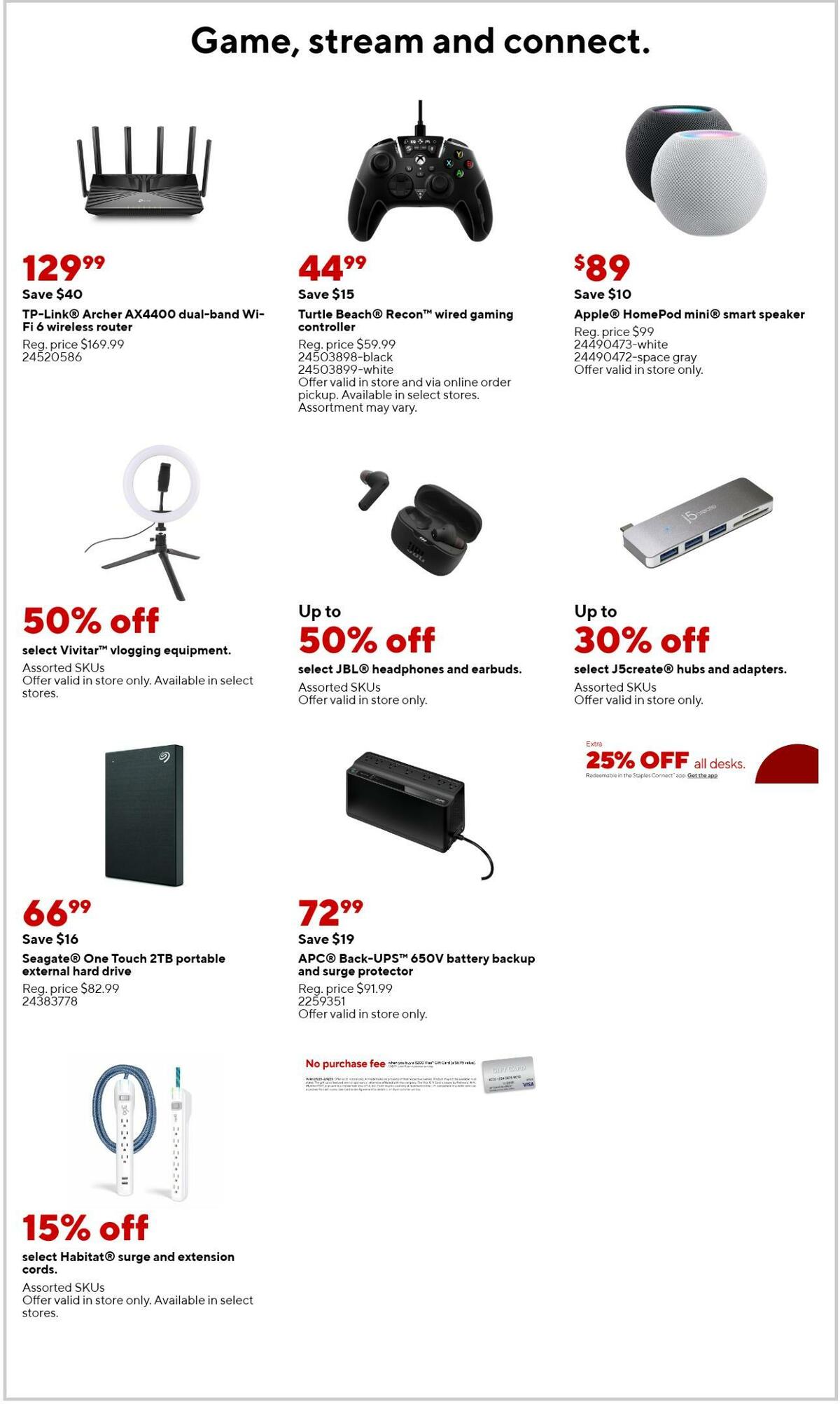 Staples Weekly Ad from February 12