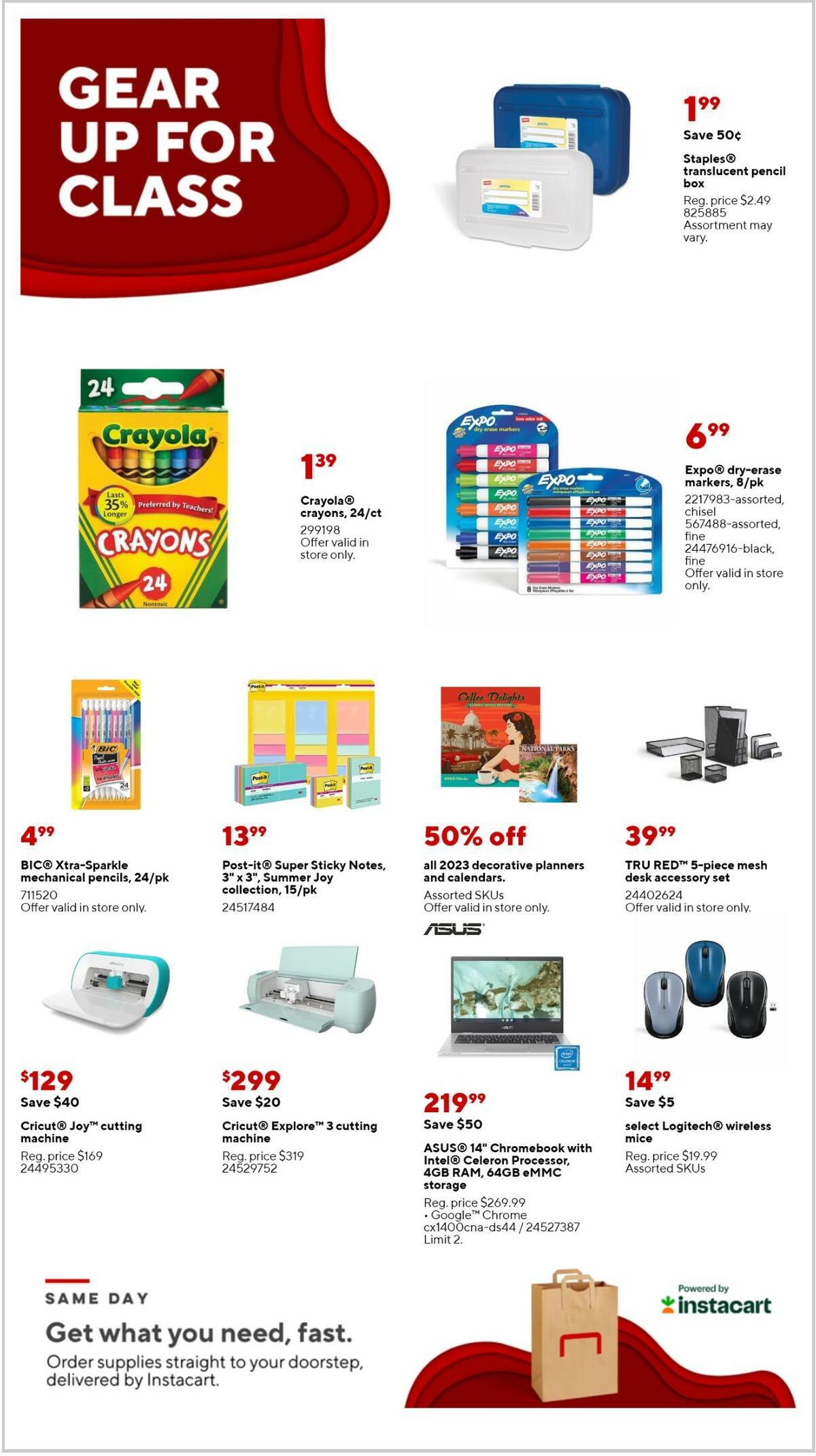 Staples Weekly Ad from February 12