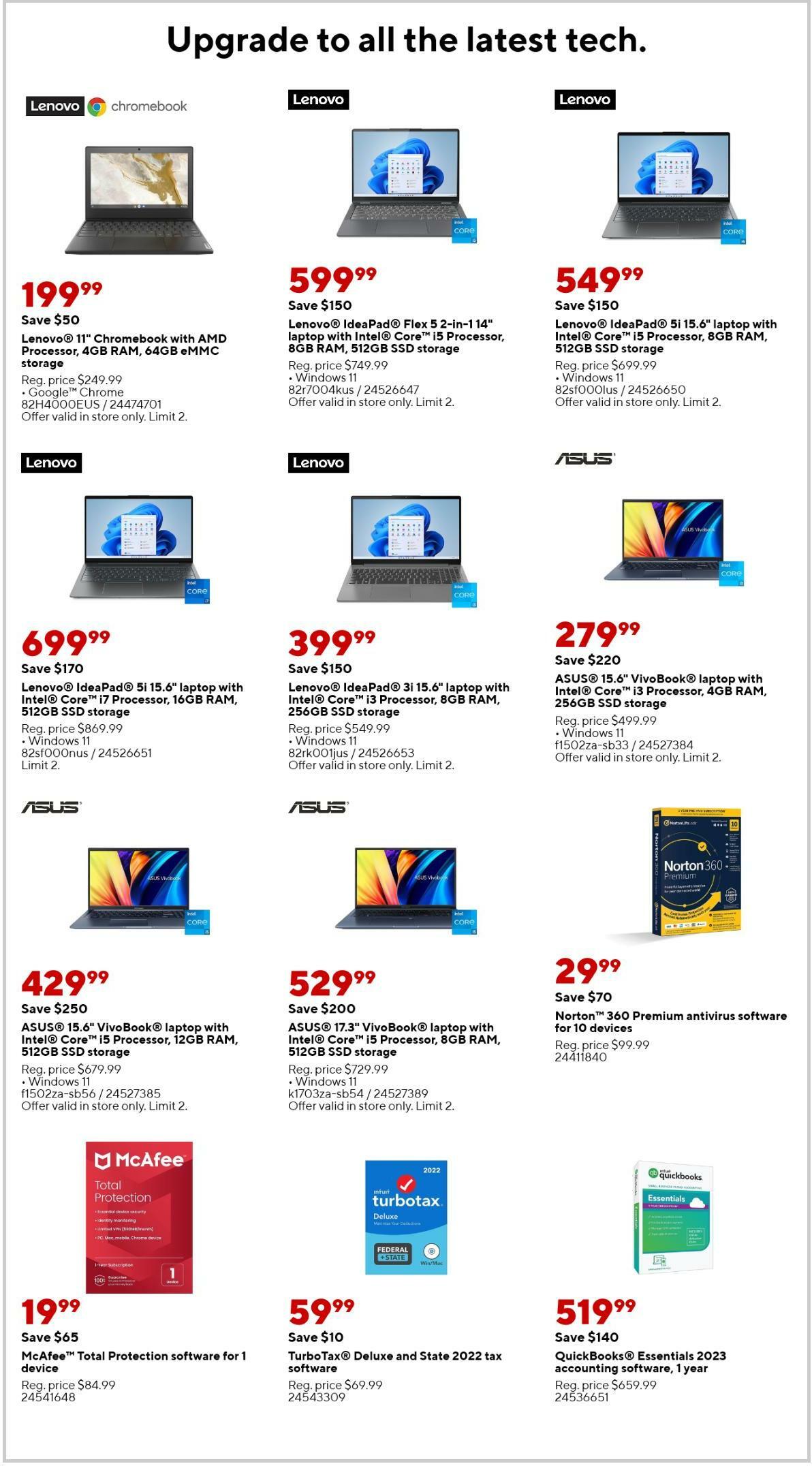 Staples Weekly Ad from February 12