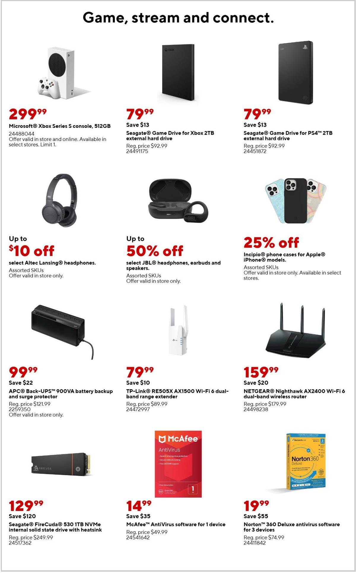 Staples Weekly Ad from February 19
