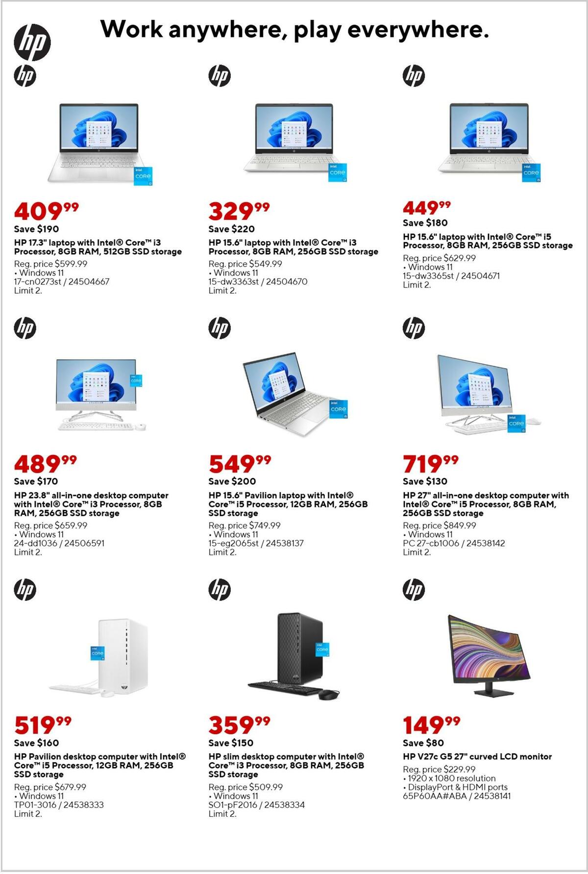 Staples Weekly Ad from February 19