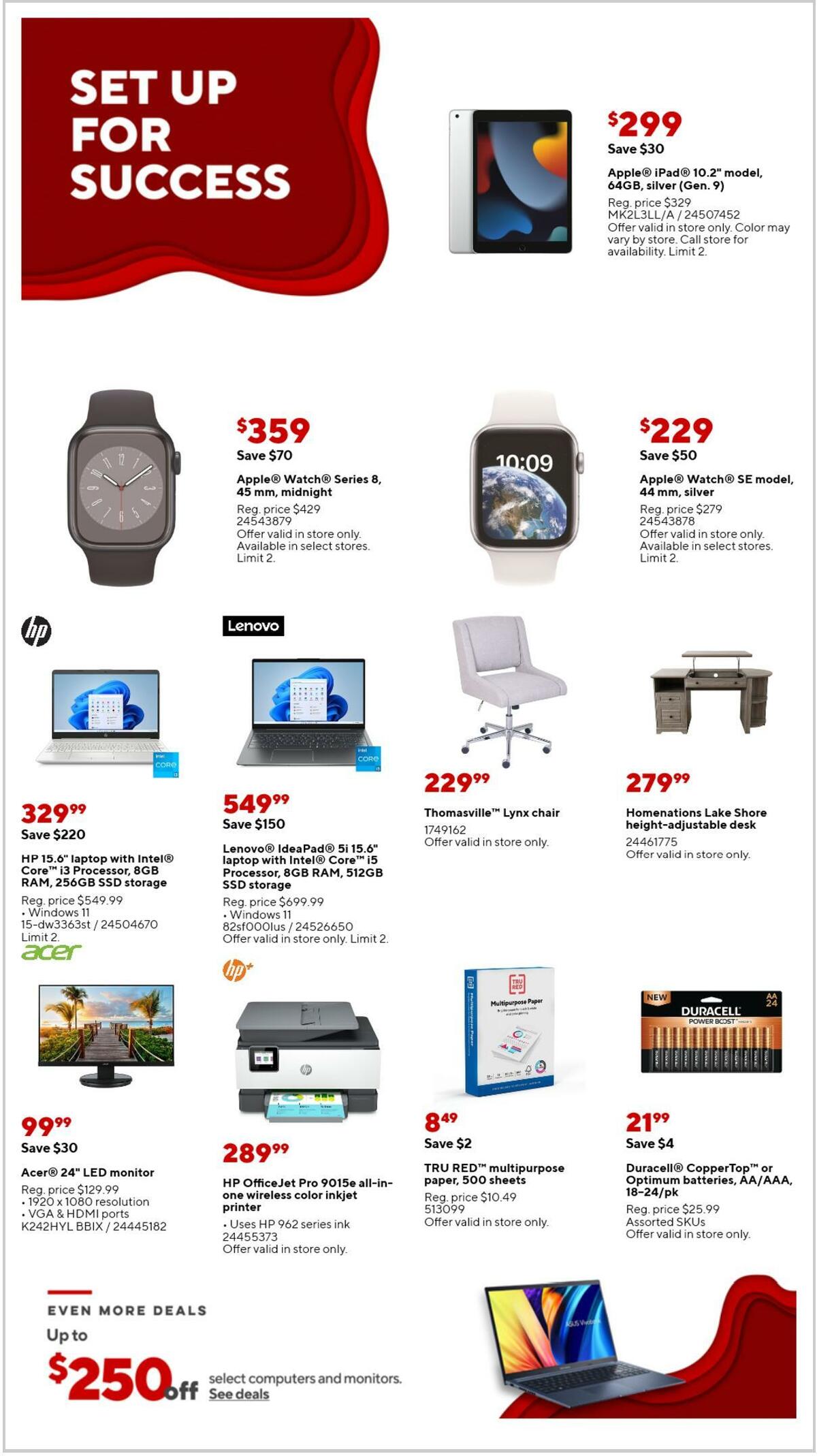Staples Weekly Ad from March 12