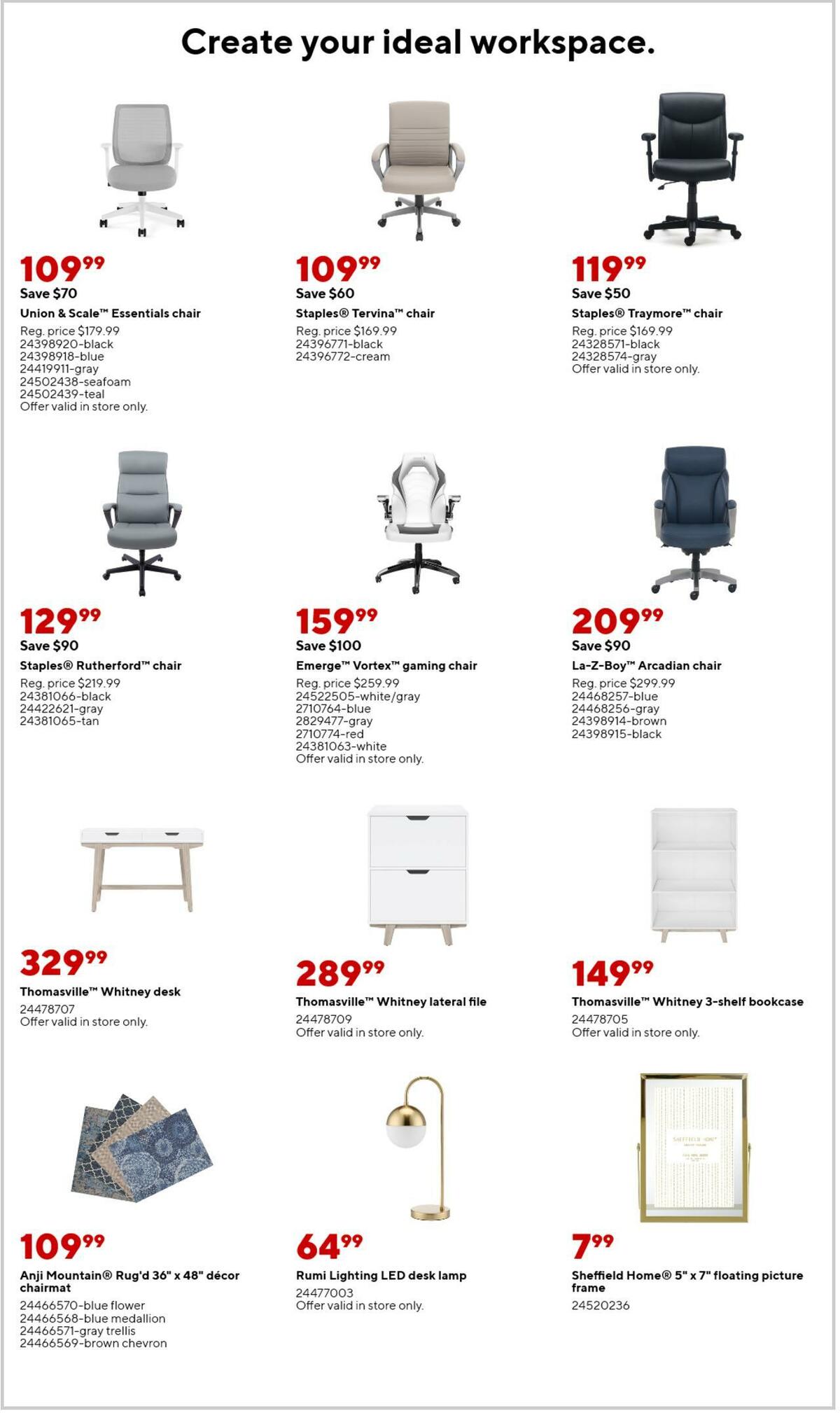 Staples Weekly Ad from March 12