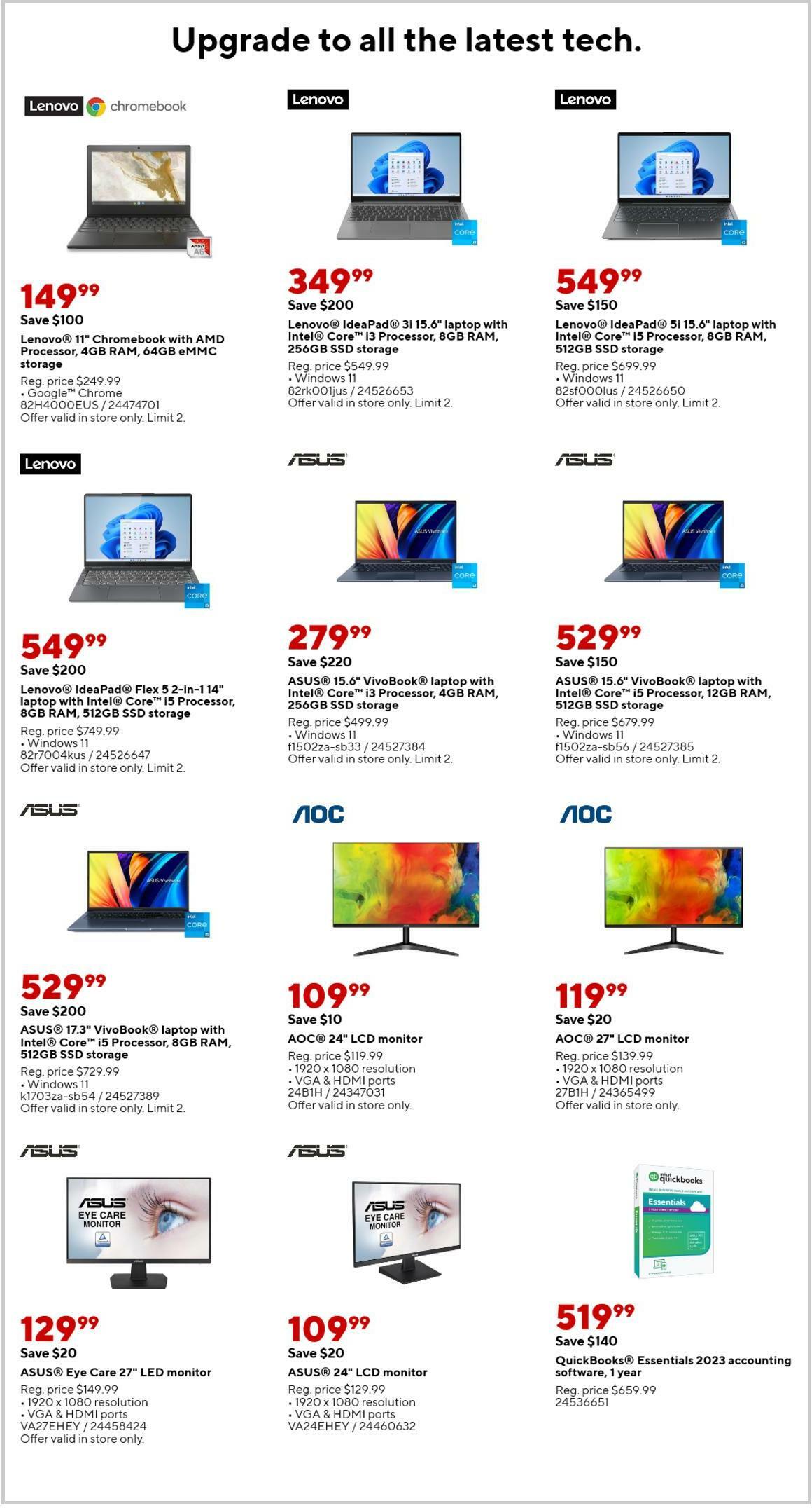 Staples Weekly Ad from March 19