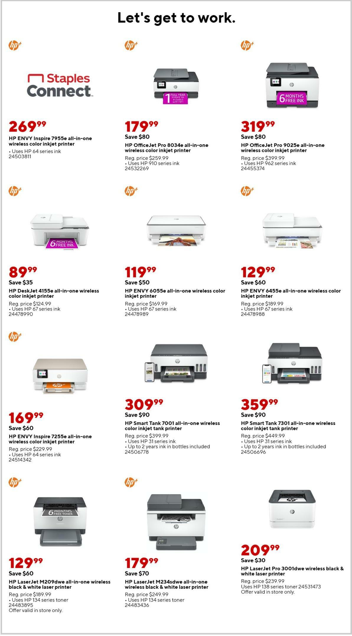 Staples Weekly Ad from March 19