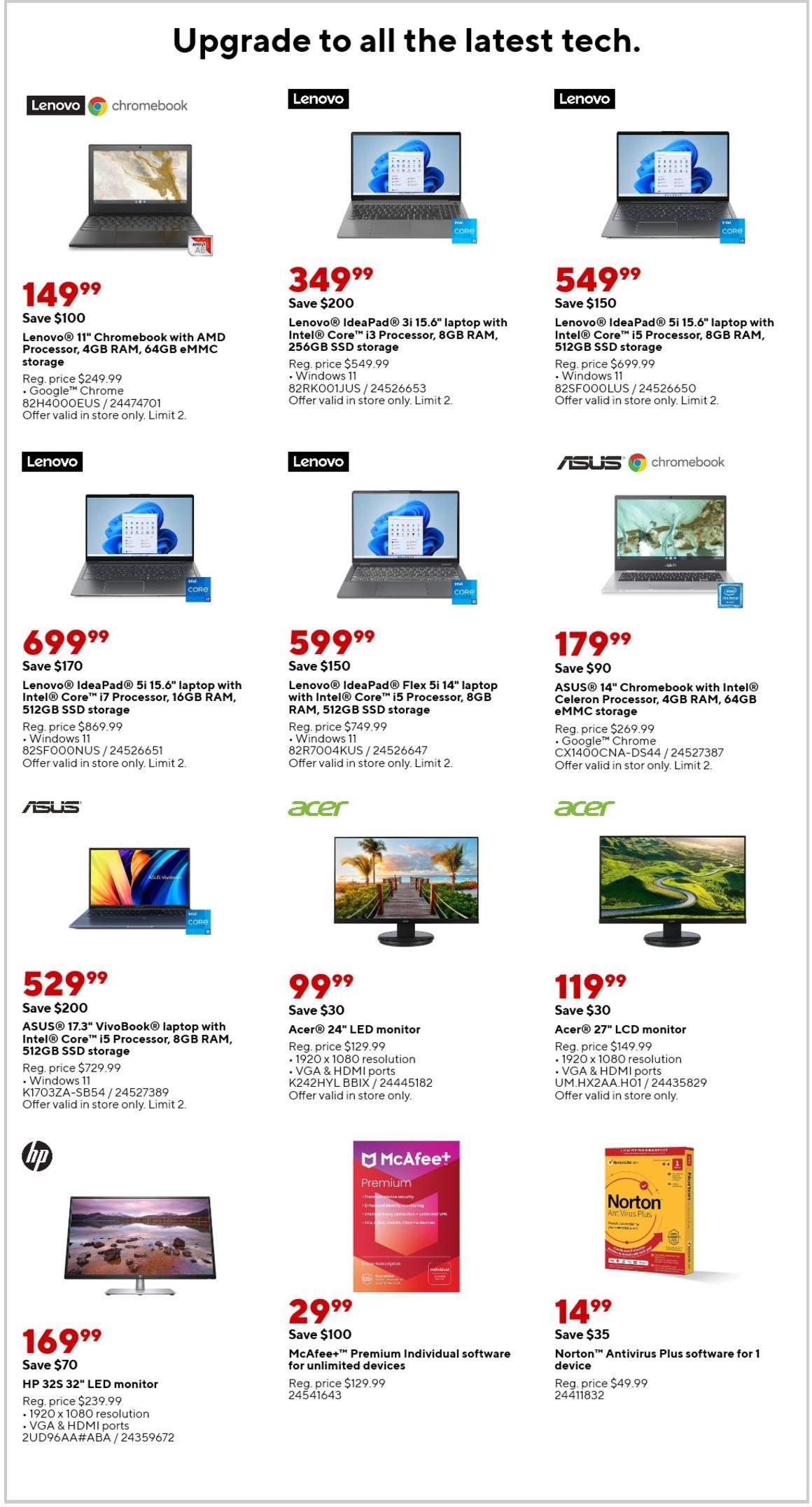 Staples Weekly Ad from April 2
