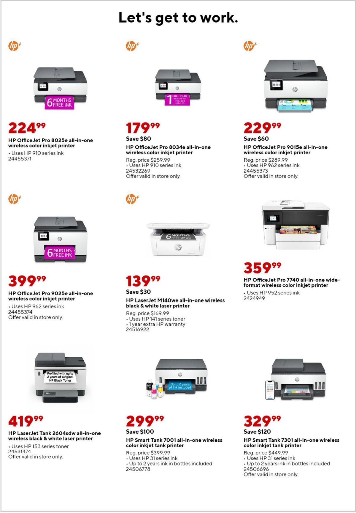 Staples Weekly Ad from April 2