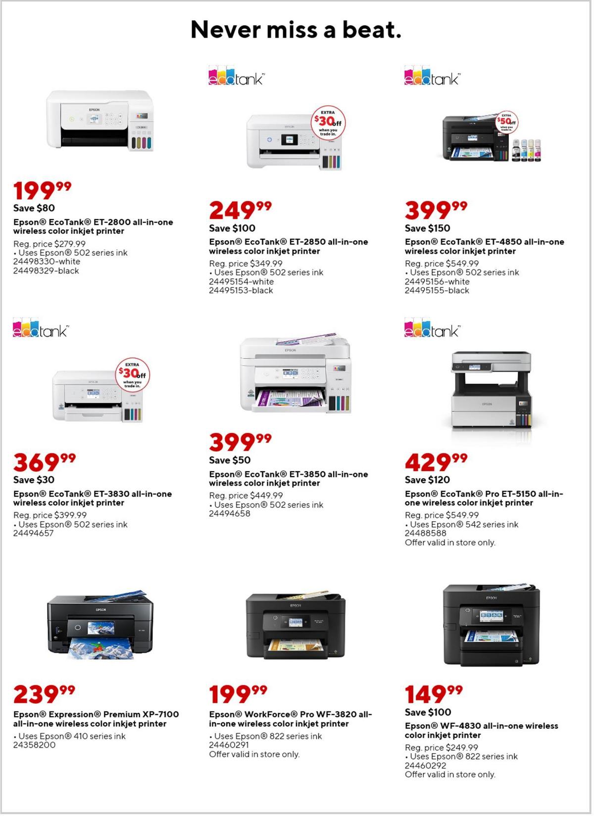 Staples Weekly Ad from April 2