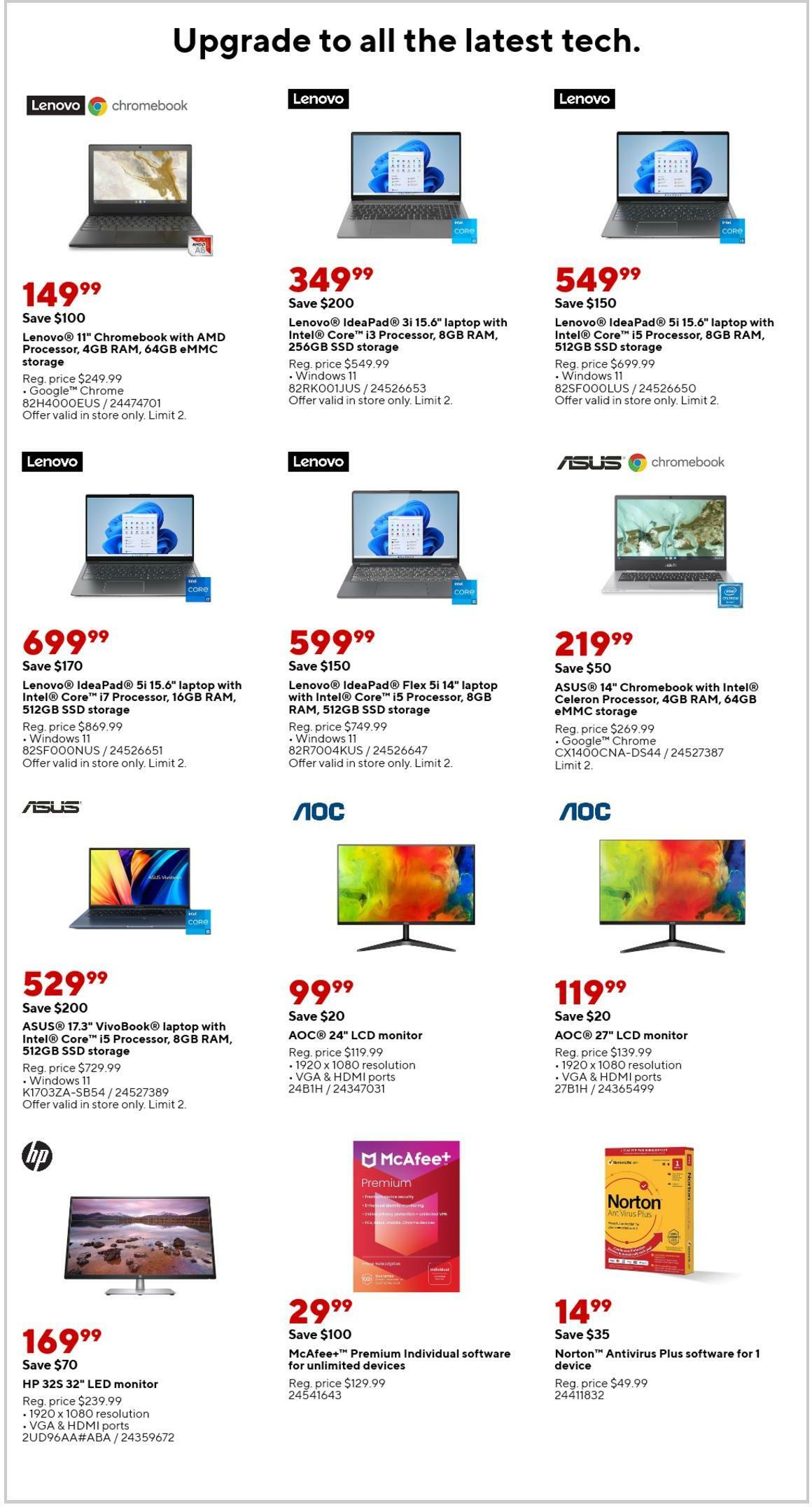 Staples Weekly Ad from April 9