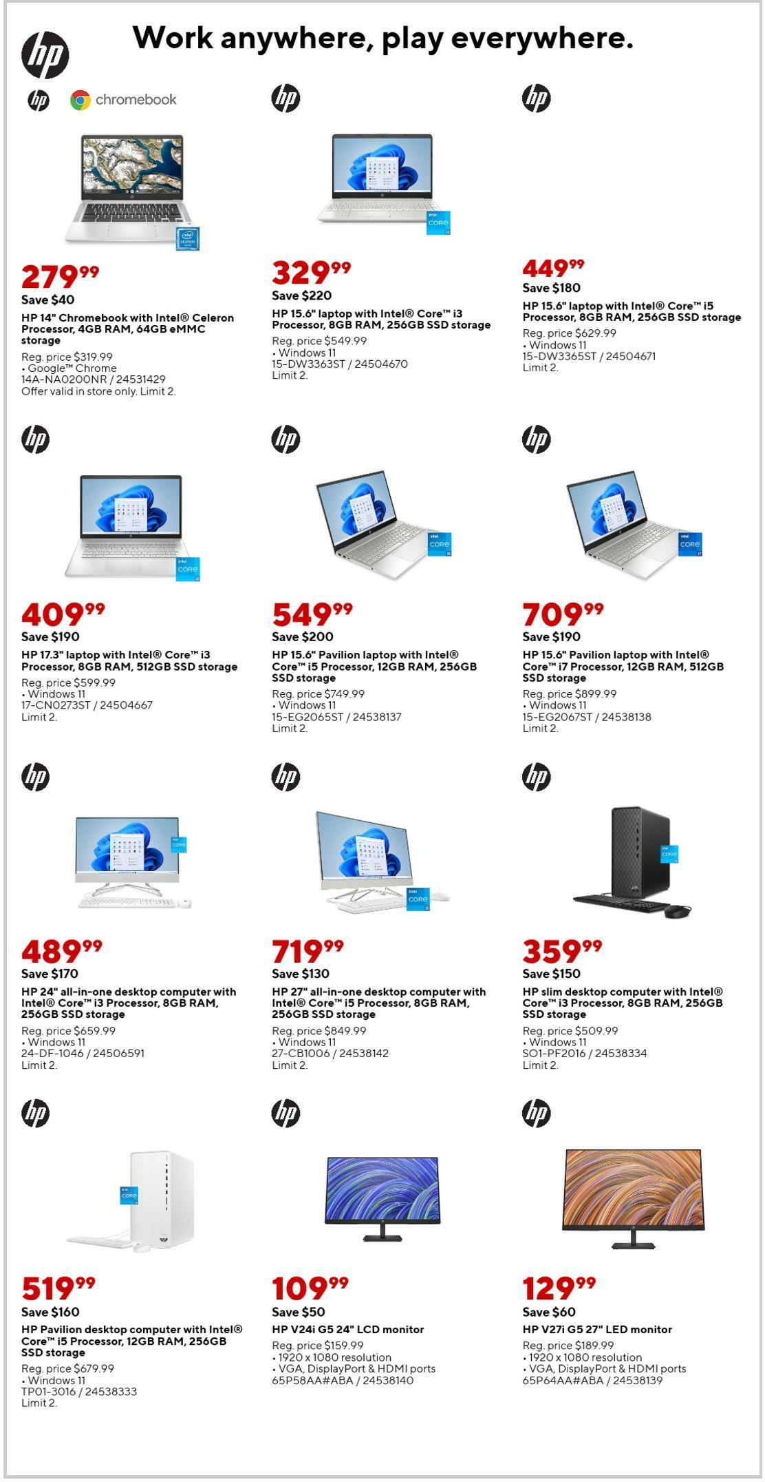 Staples Weekly Ad from April 9