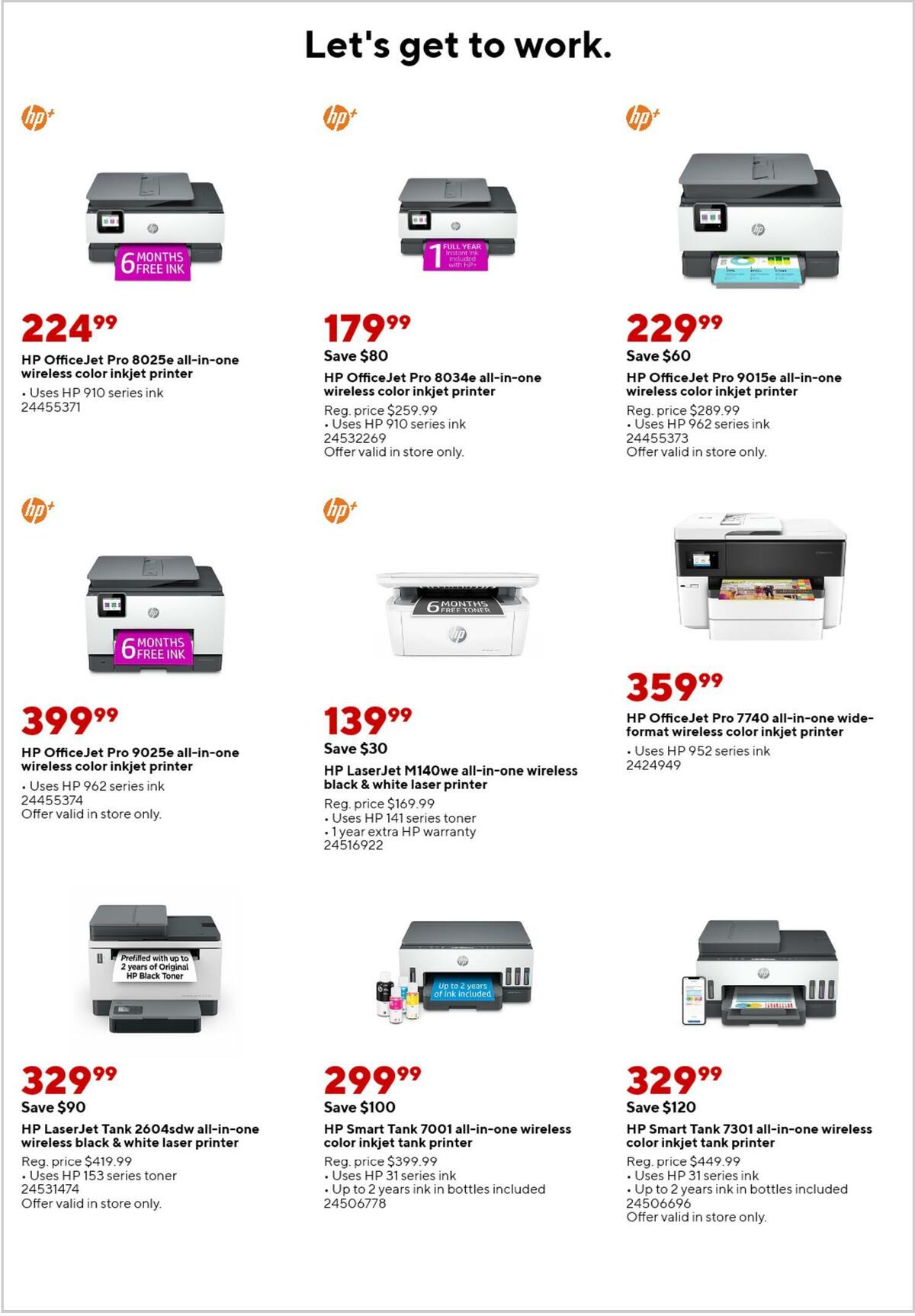 Staples Weekly Ad from April 9
