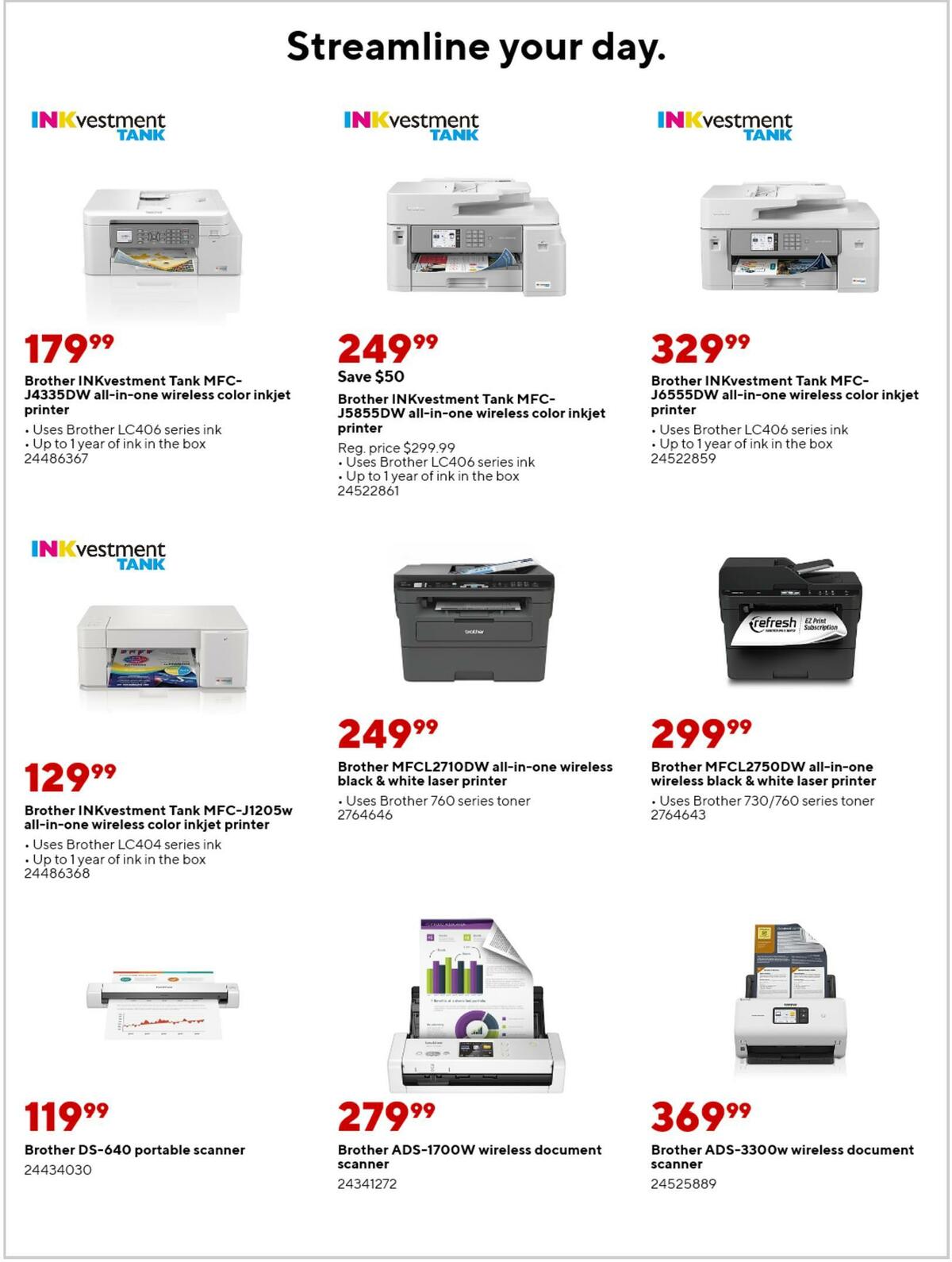 Staples Weekly Ad from April 9
