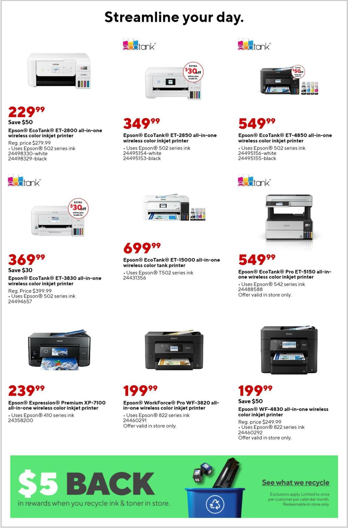 Staples Weekly Ad from April 16