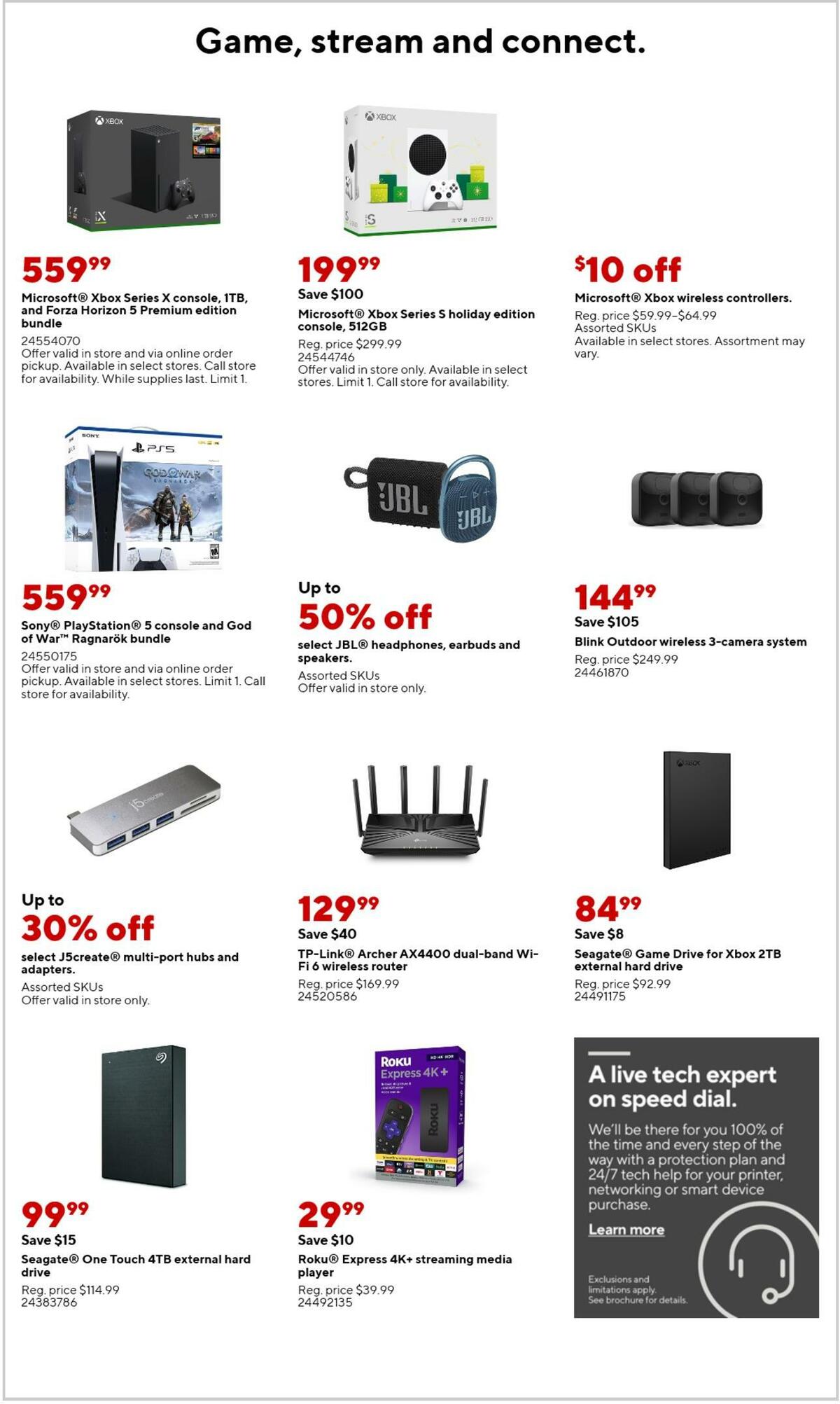 Staples Weekly Ad from April 16
